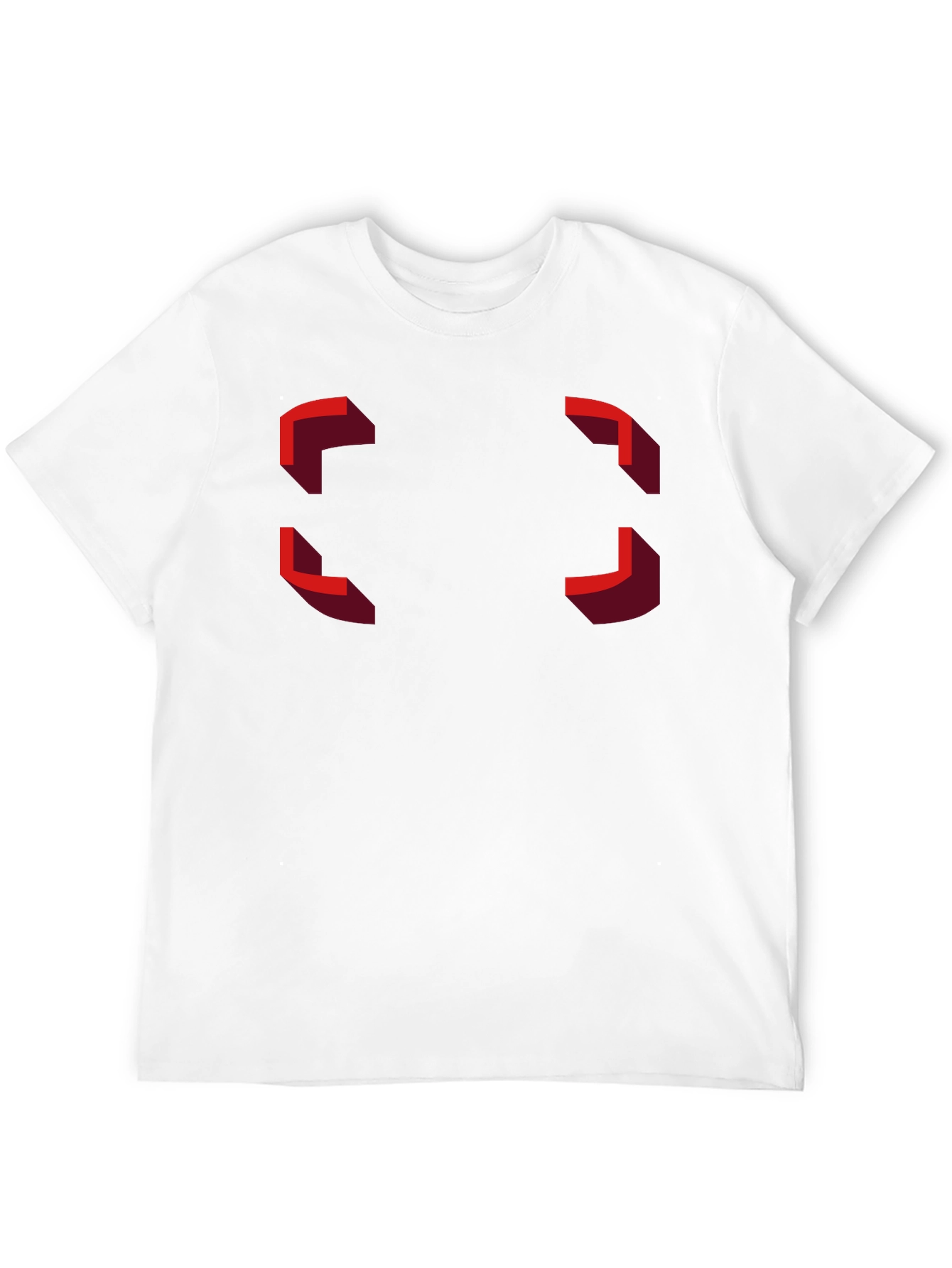 Modern Geometric Design Black T-Shirt