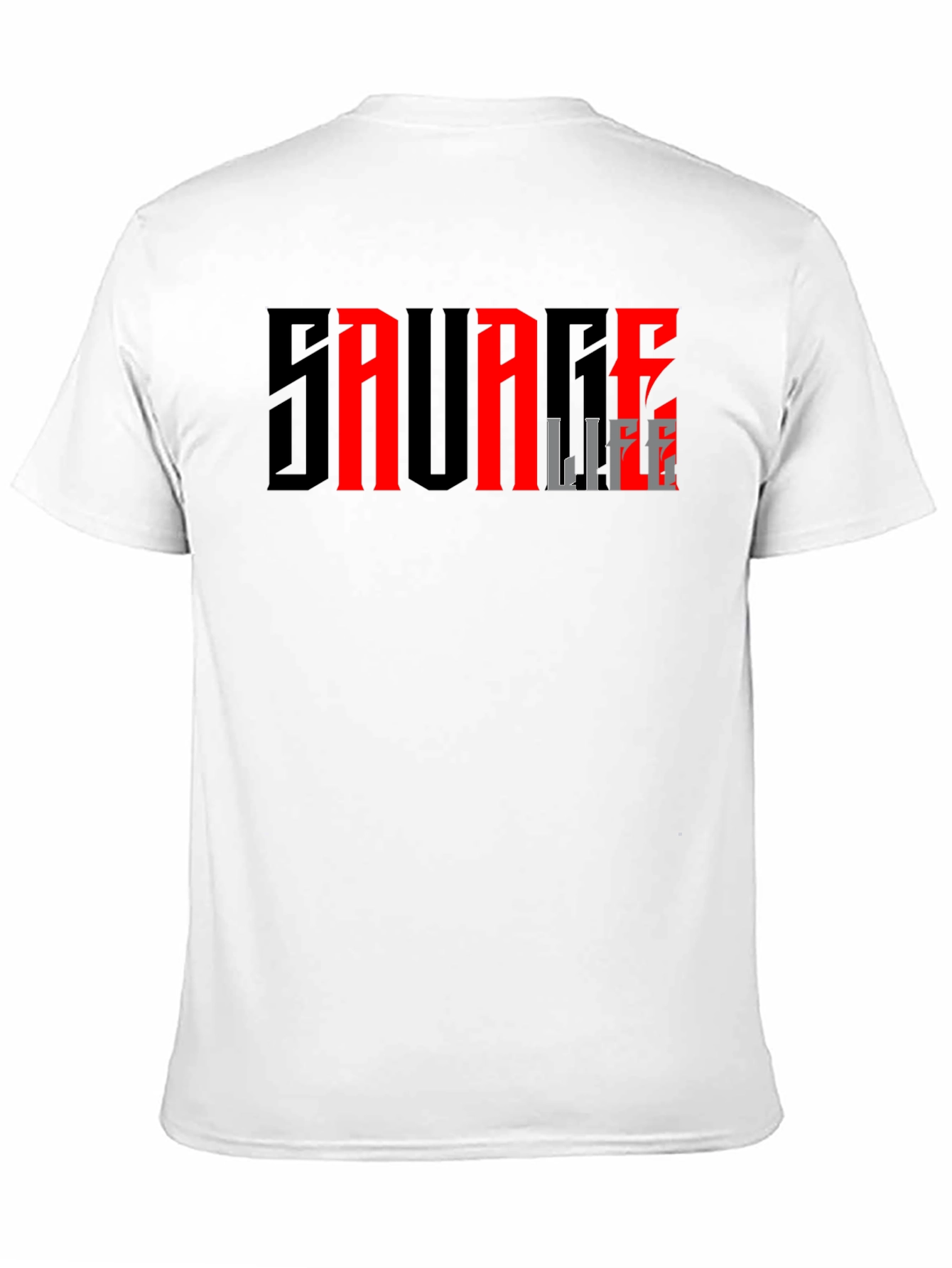 Savage Life Graphic Print T-Shirt