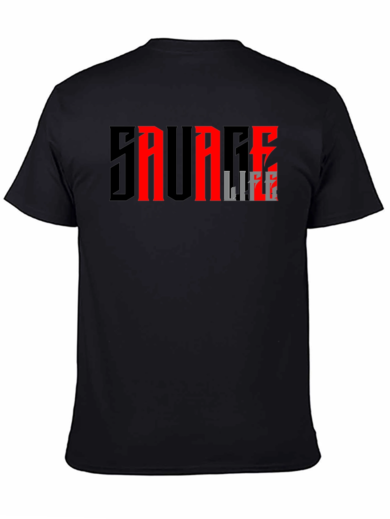Savage Life Graphic Print T-Shirt