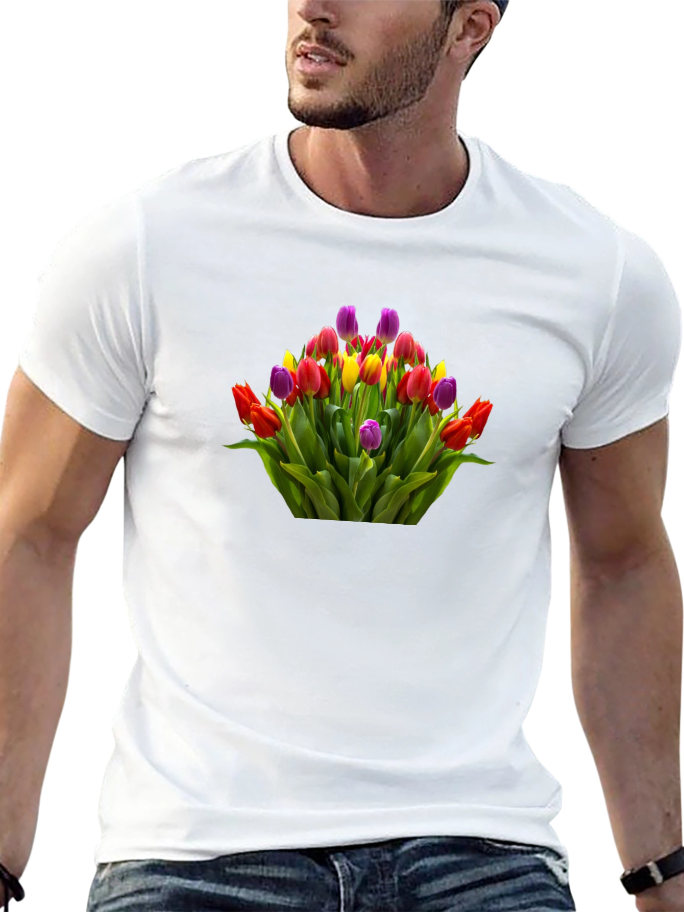 Floral Bouquet Graphic T-Shirt