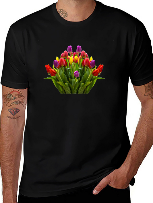 Floral Bouquet Graphic T-Shirt