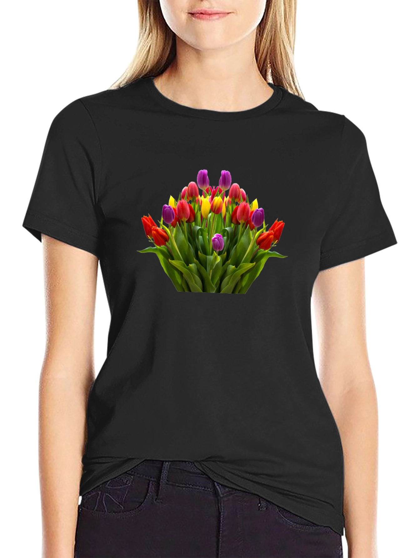 Floral Bouquet Graphic T-Shirt