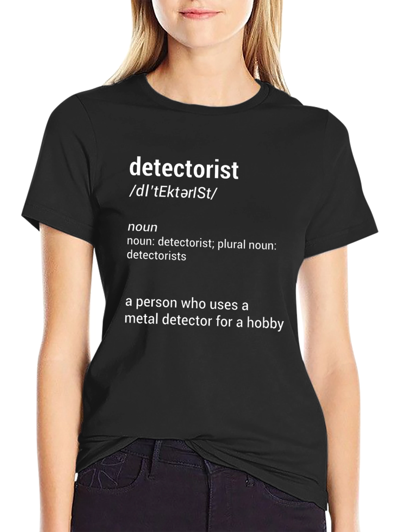 Detectorist Definition T-Shirt - Hobby Metal Detecting