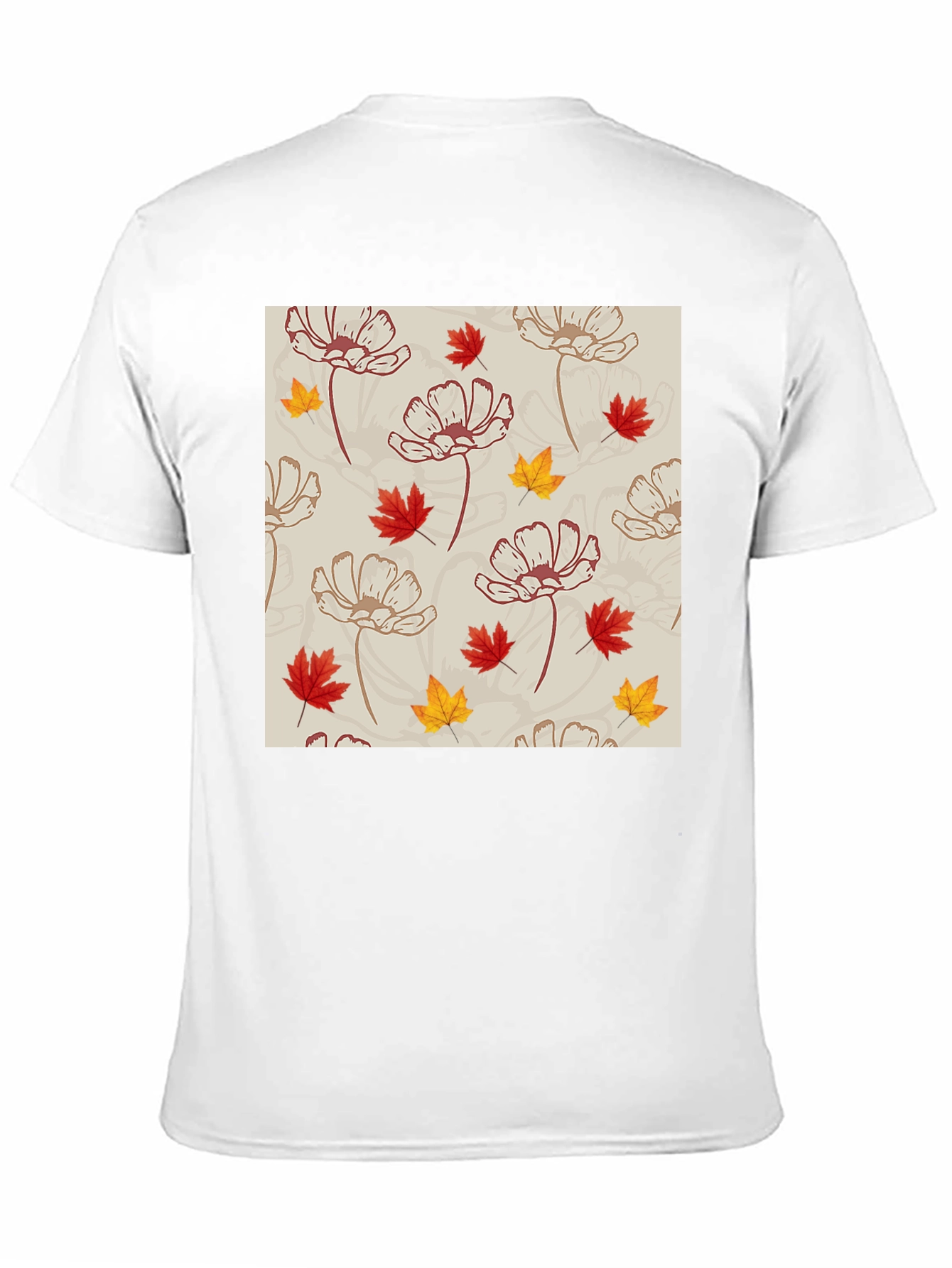 Autumn Floral T-Shirt - Stylish Fall Fashion