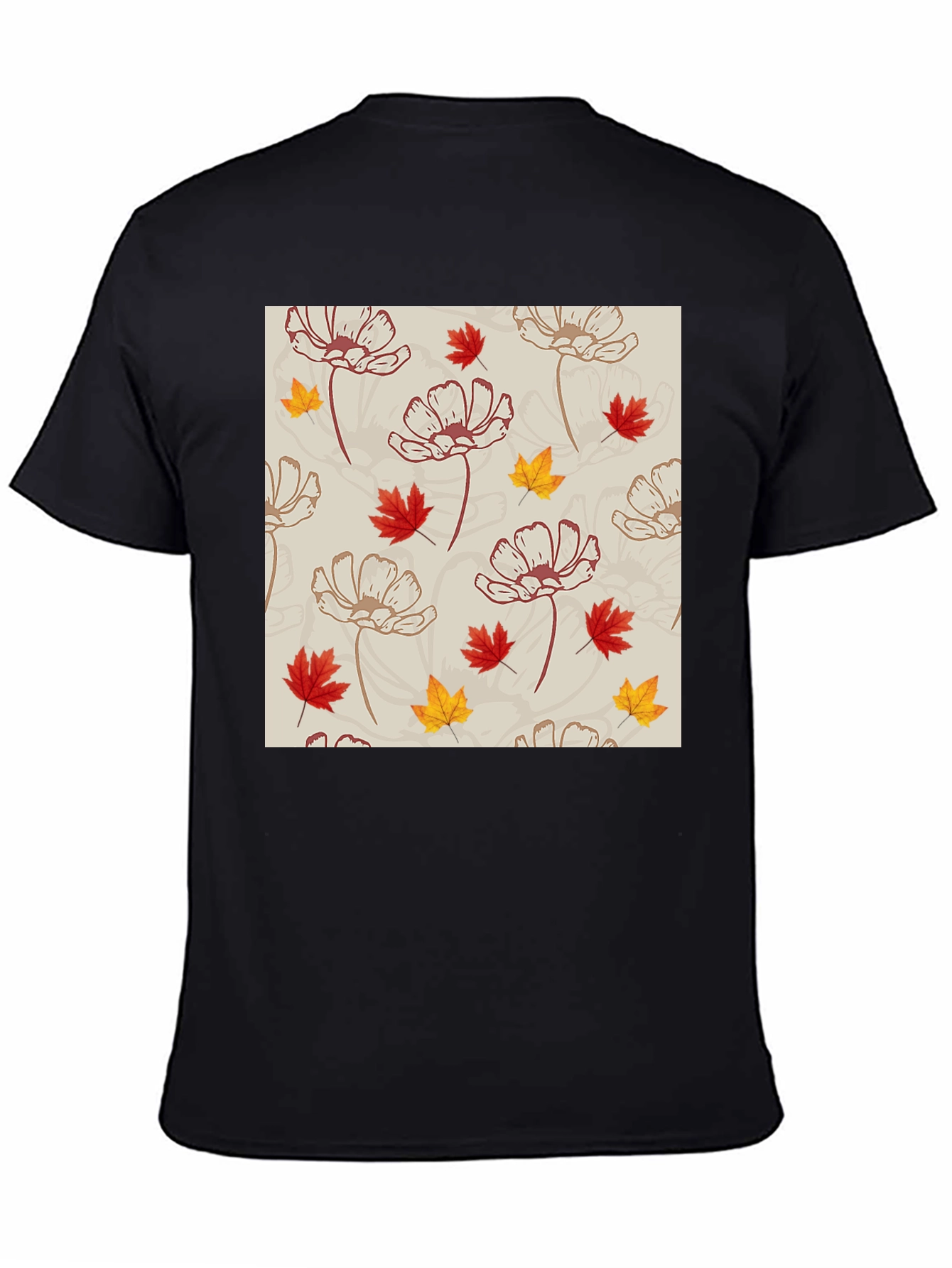 Autumn Floral T-Shirt - Stylish Fall Fashion