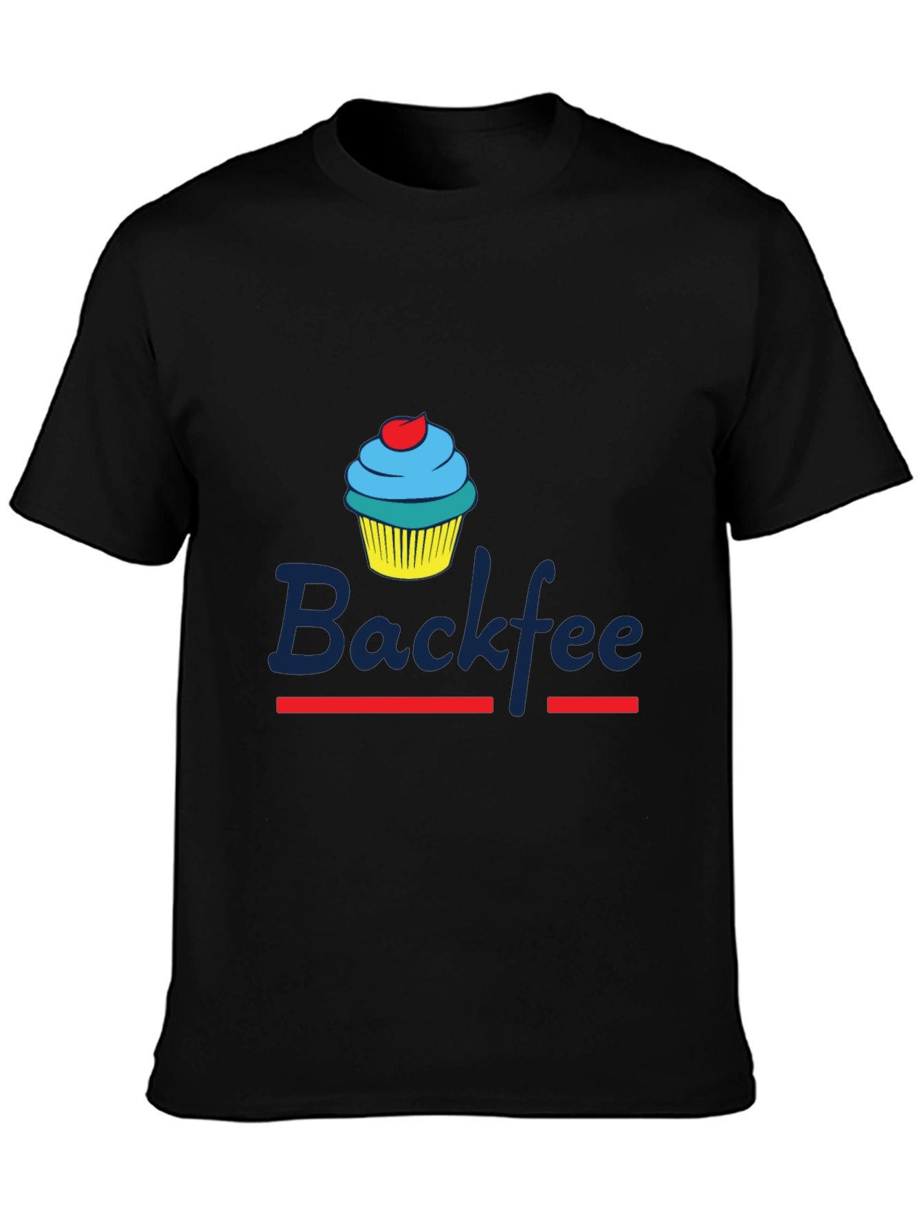 Backfee Cupcake T-Shirt - Sweet Treat Design