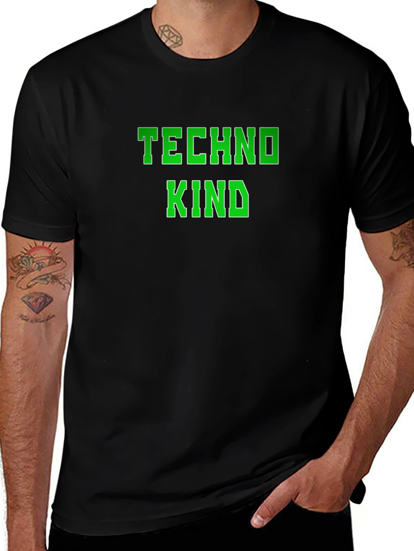Techno Kind Black T-Shirt