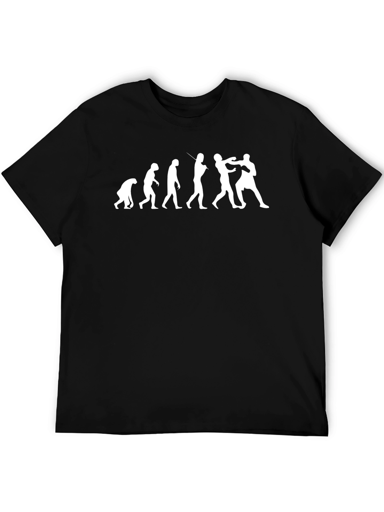 Evolution of Combat Black T-Shirt