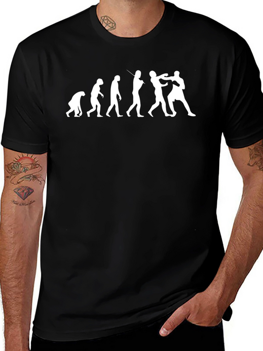 Evolution of Combat Black T-Shirt