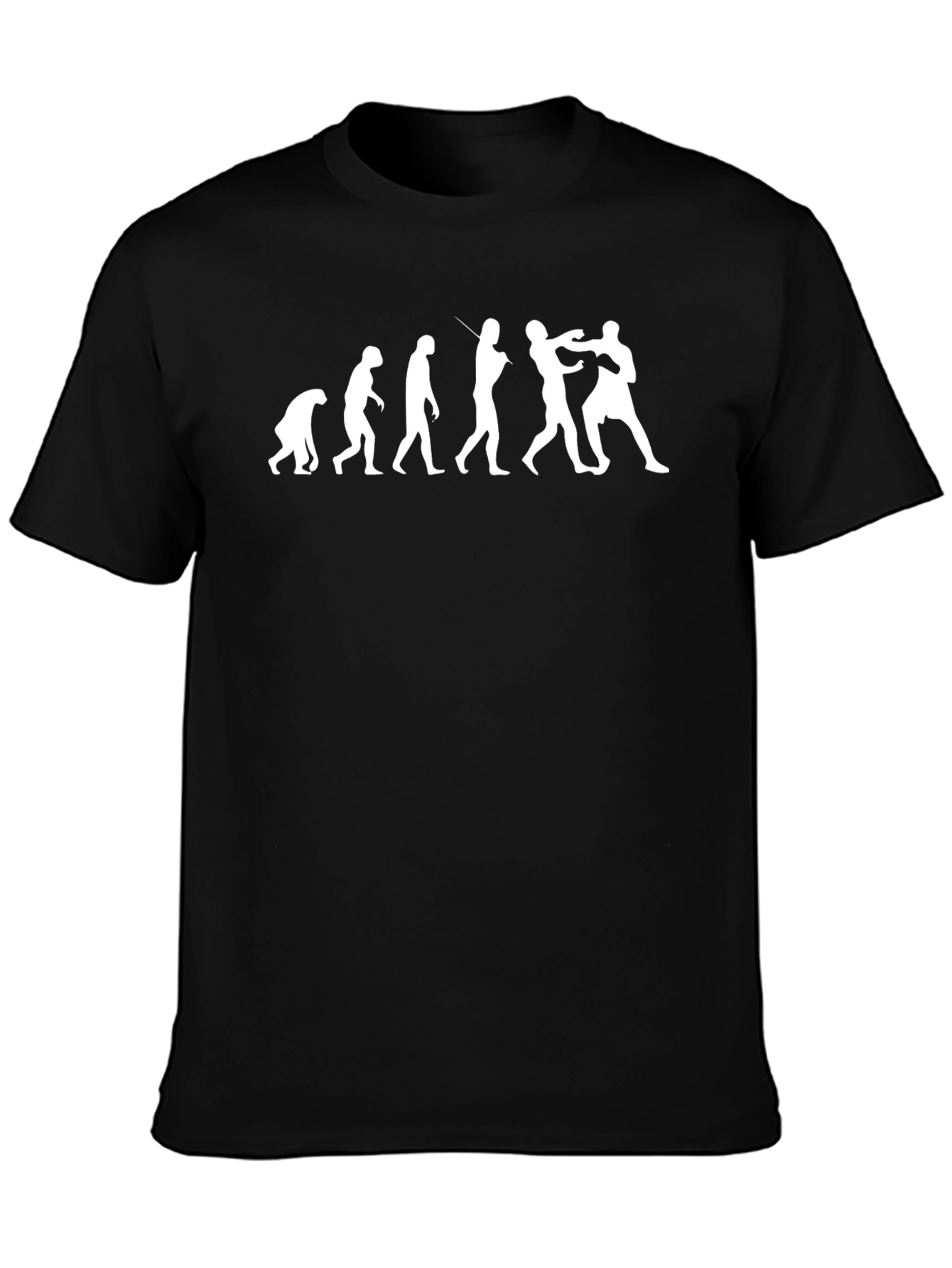Evolution of Combat Black T-Shirt