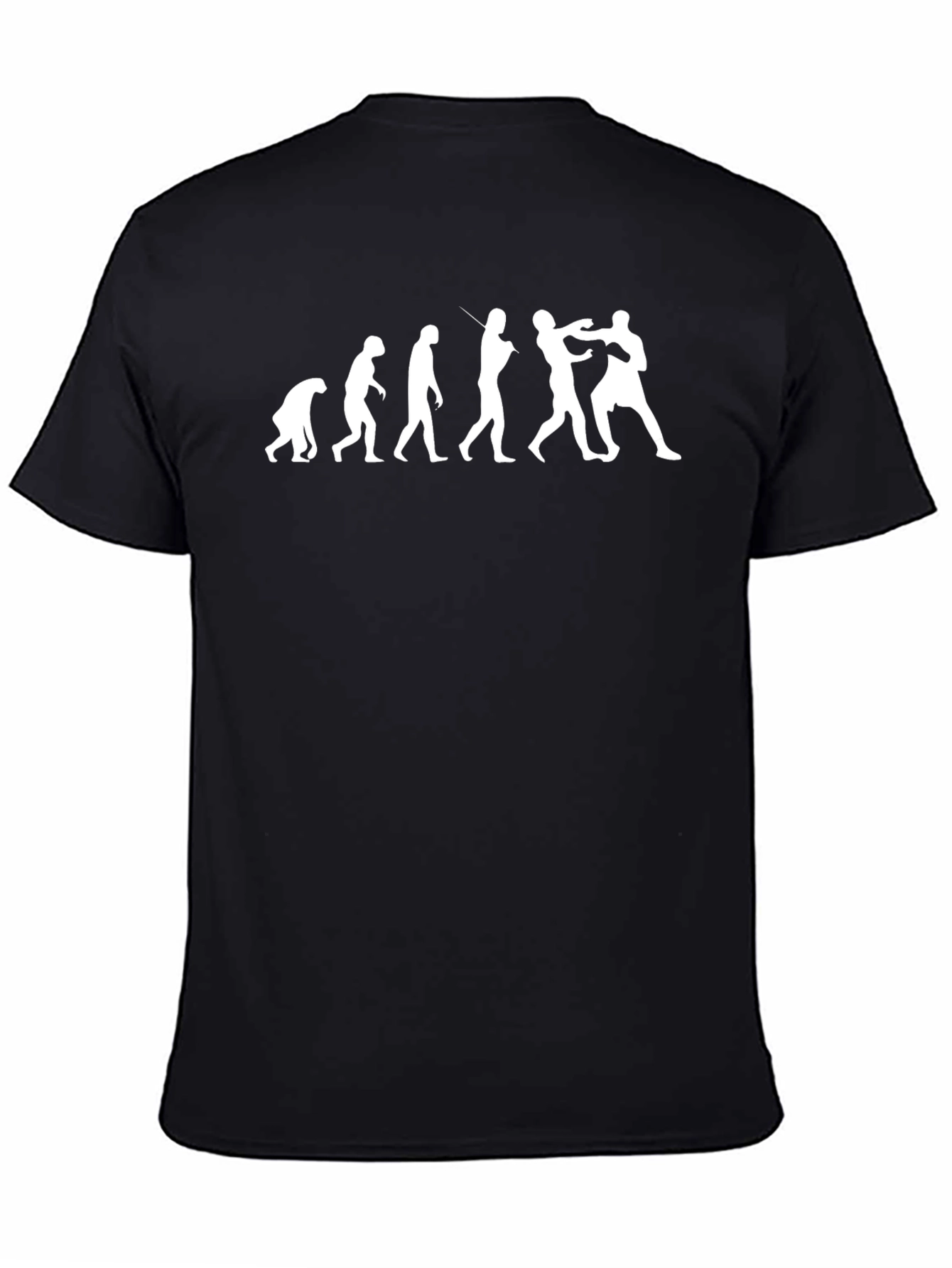 Evolution of Combat Black T-Shirt