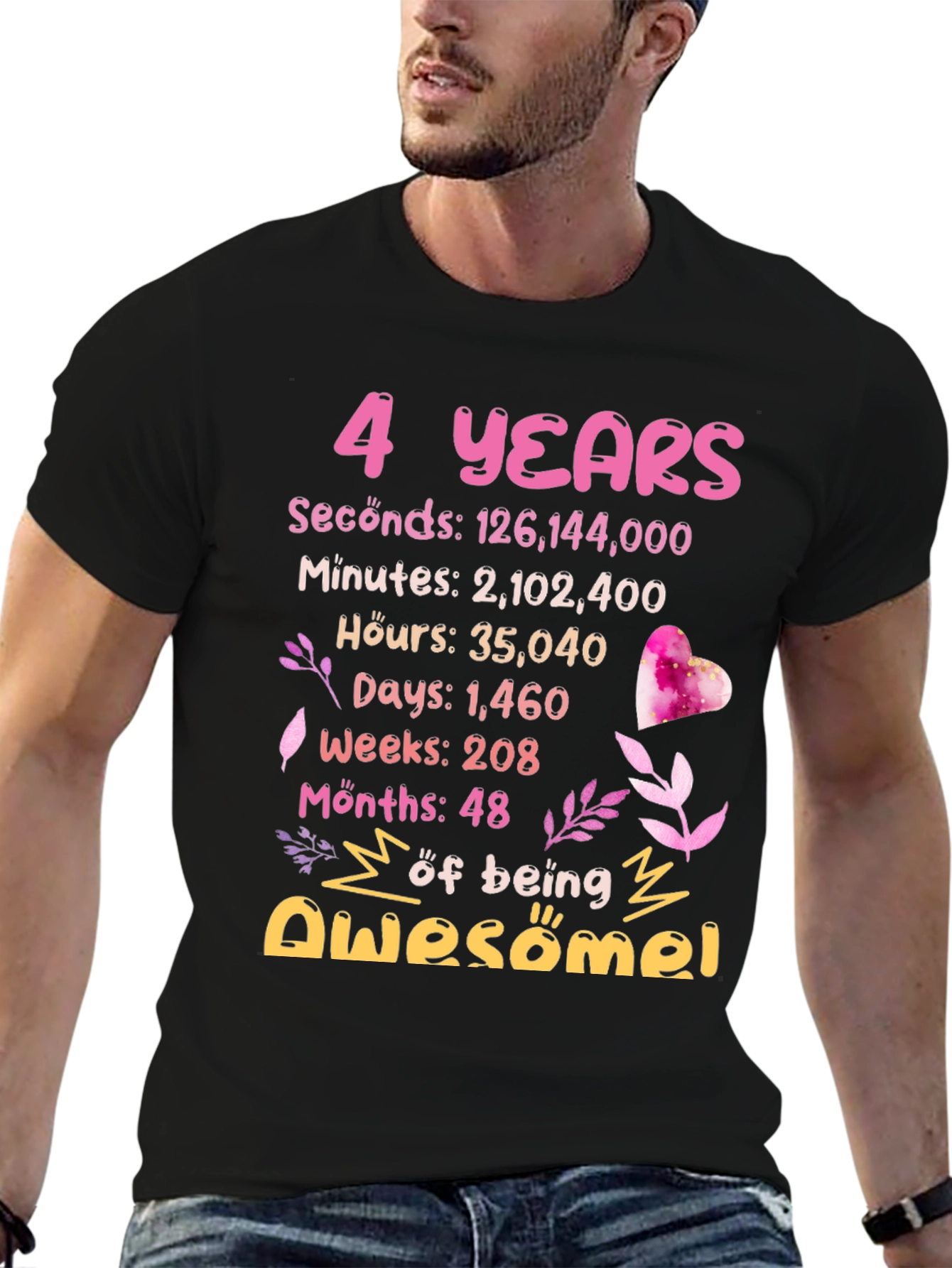 4 Years Awesome T-Shirt