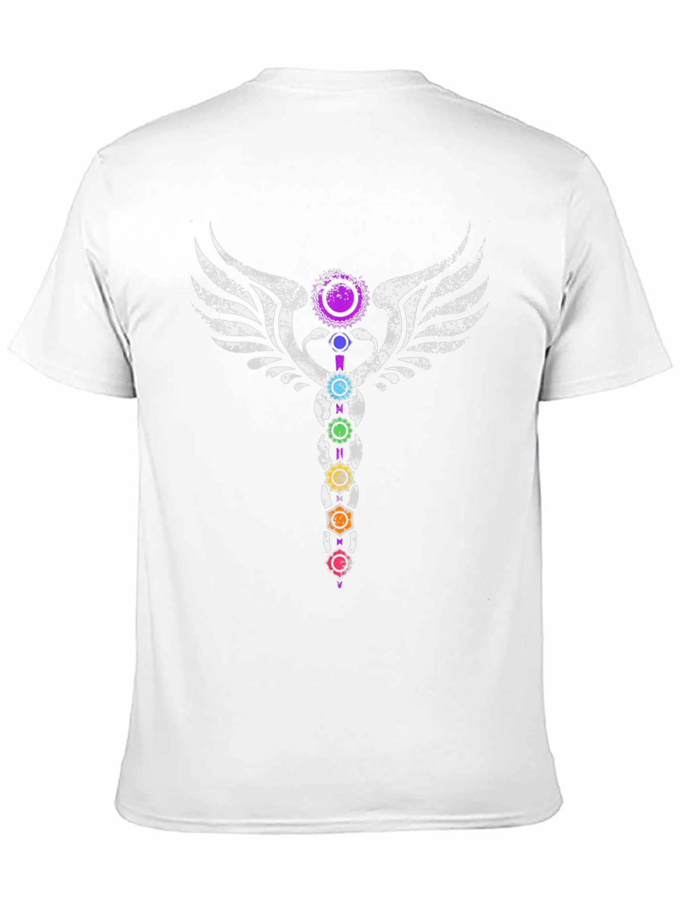 Chakra Symbol Graphic Tee - Black