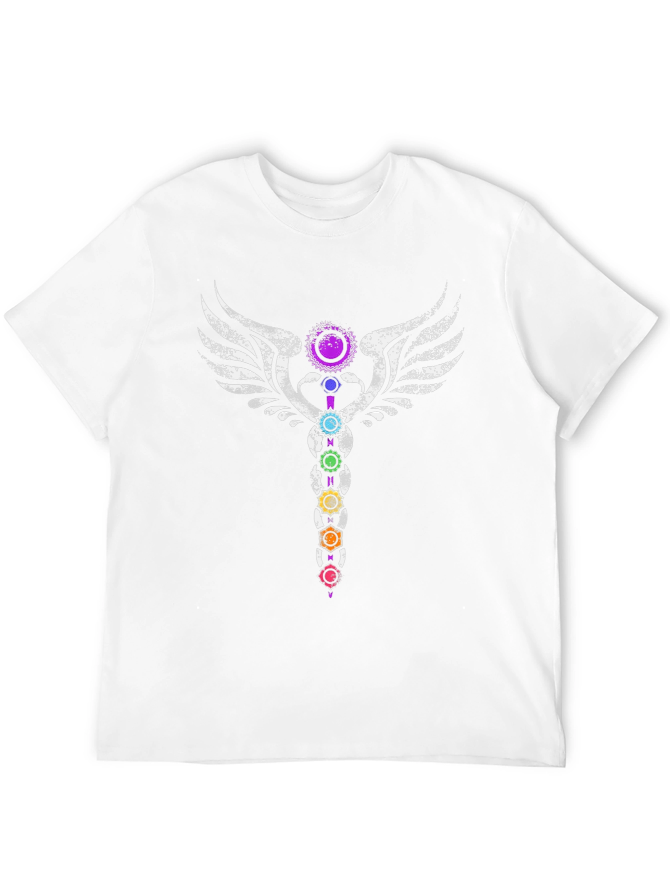 Chakra Symbol Graphic Tee - Black
