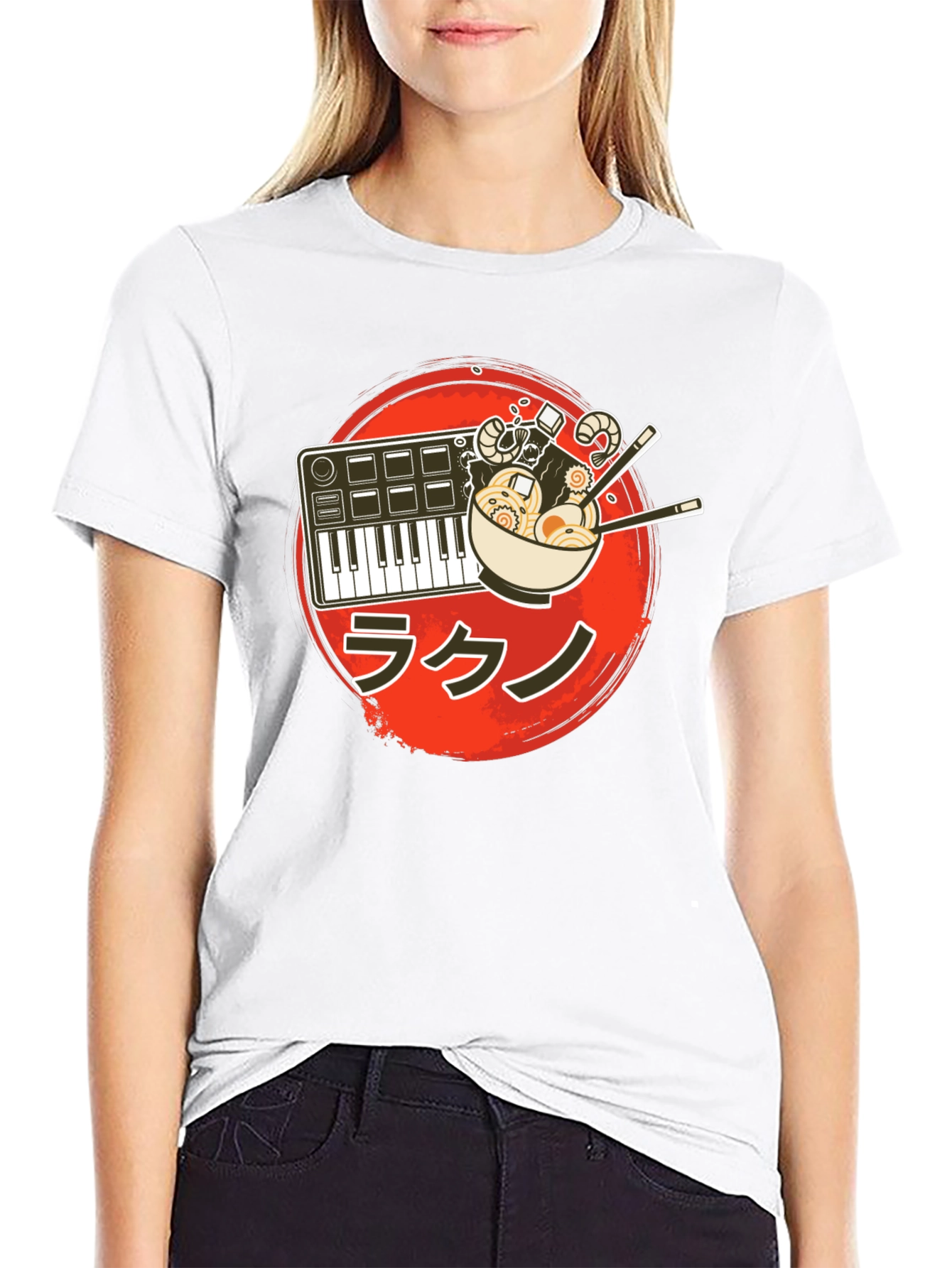 Ramen Music T-Shirt - Foodie Musician Tee