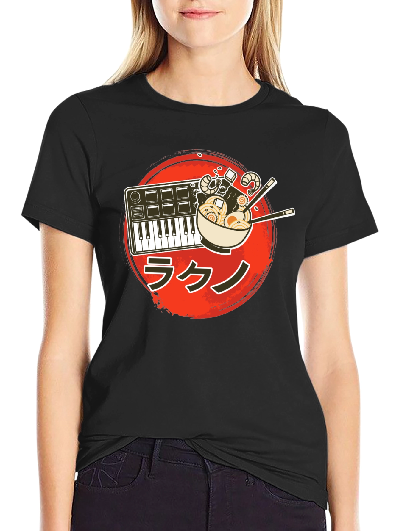 Ramen Music T-Shirt - Foodie Musician Tee