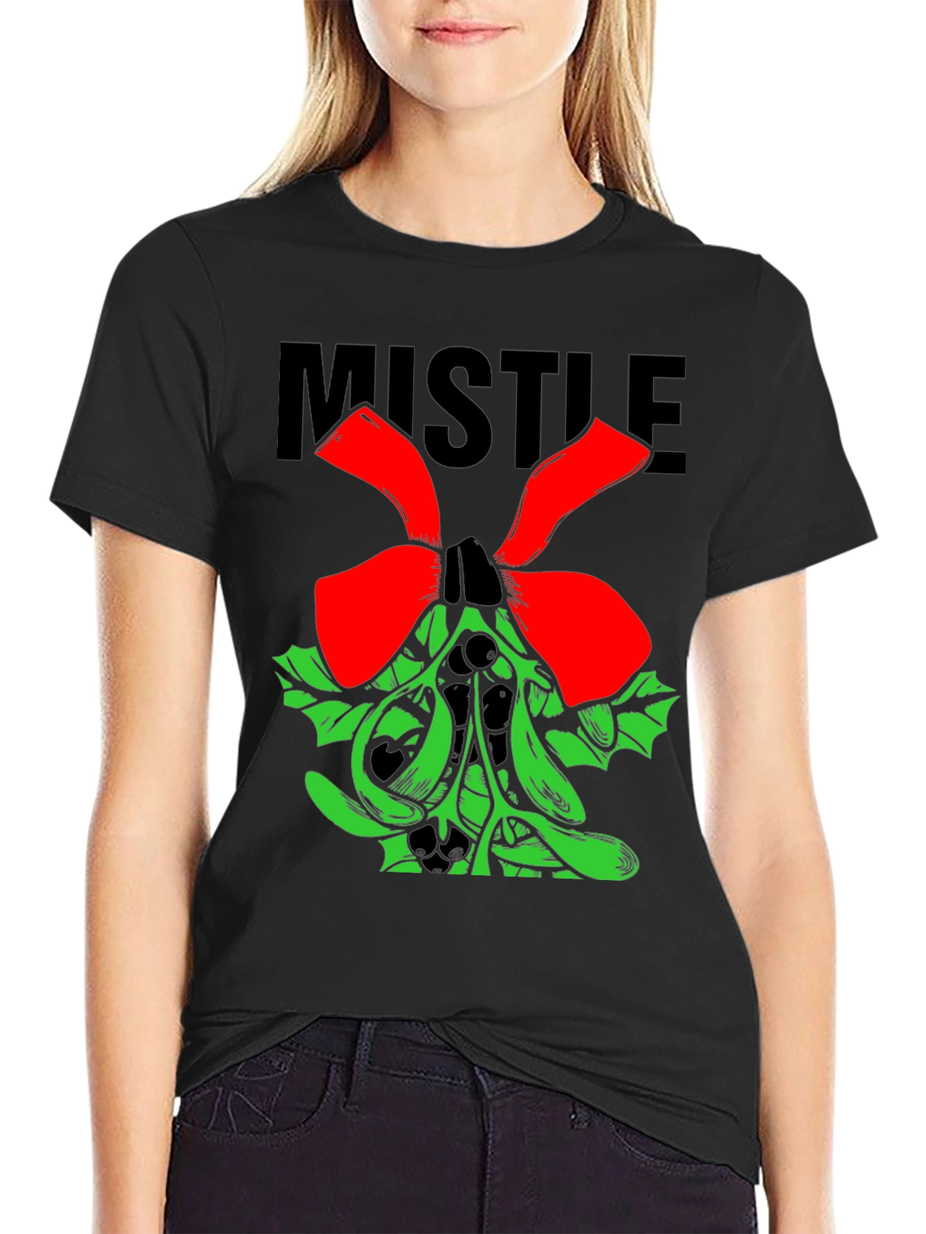 Mistletoe T-Shirt - Holiday Festive Apparel