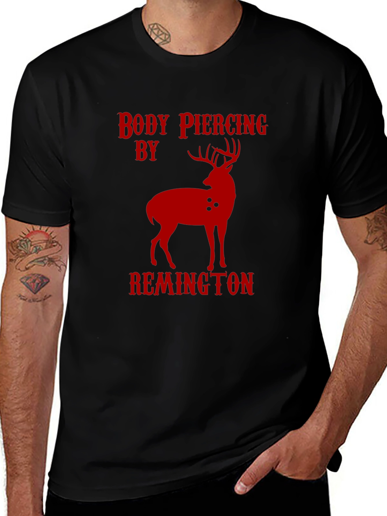 Body Piercing by Remington T-Shirt