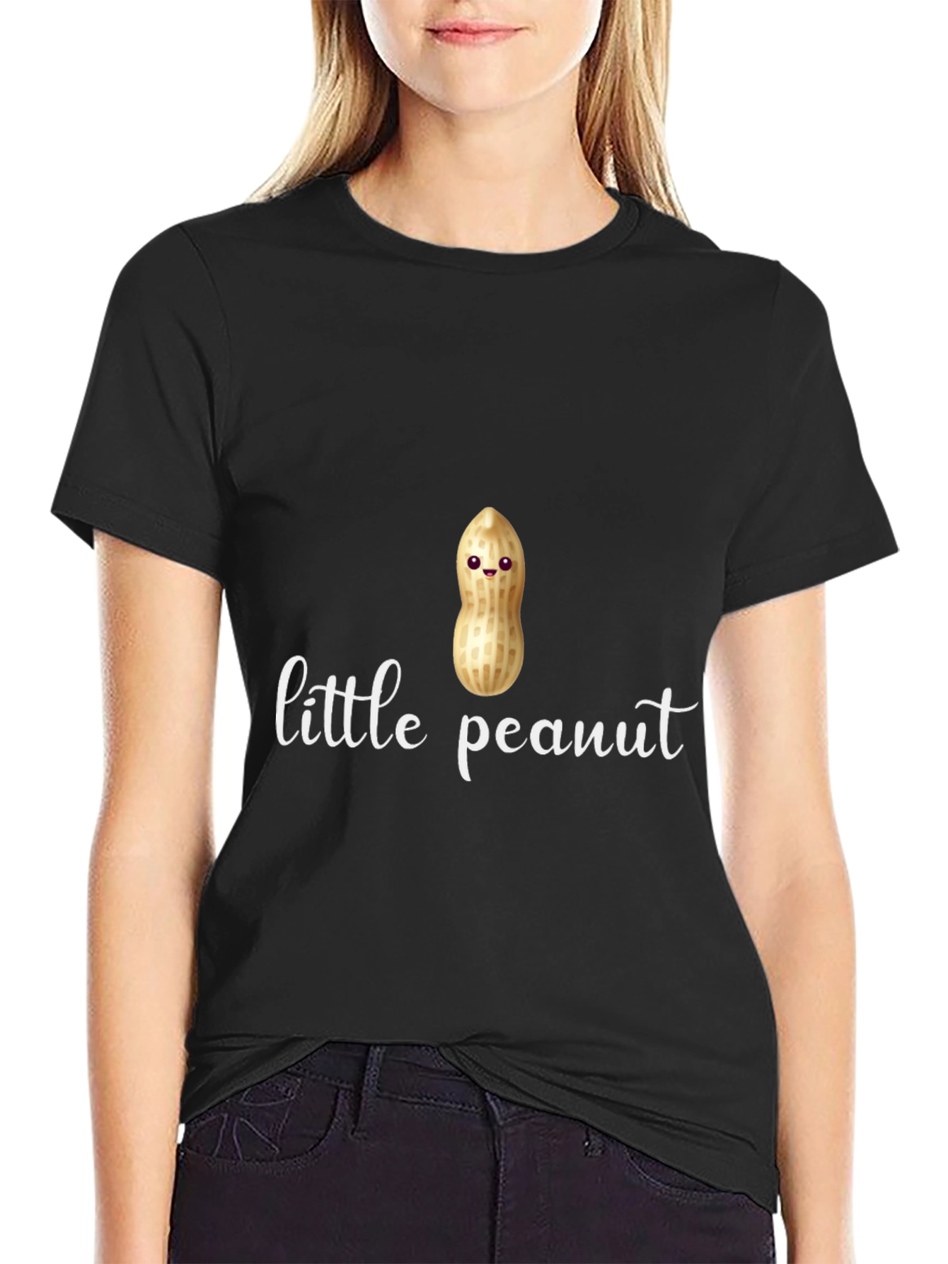 Cute Little Peanut Graphic T-Shirt - Unisex Cotton Tee