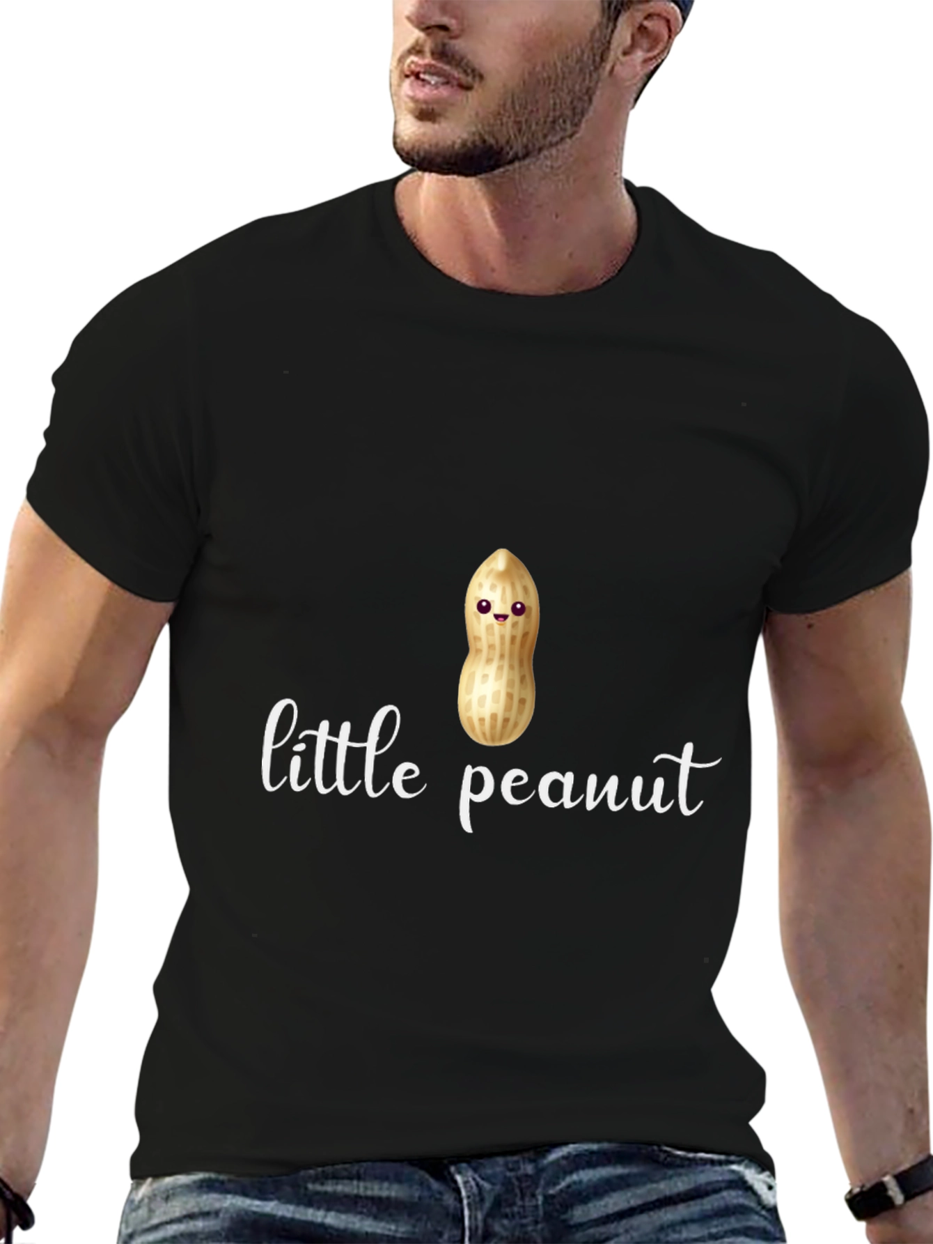 Cute Little Peanut Graphic T-Shirt - Unisex Cotton Tee