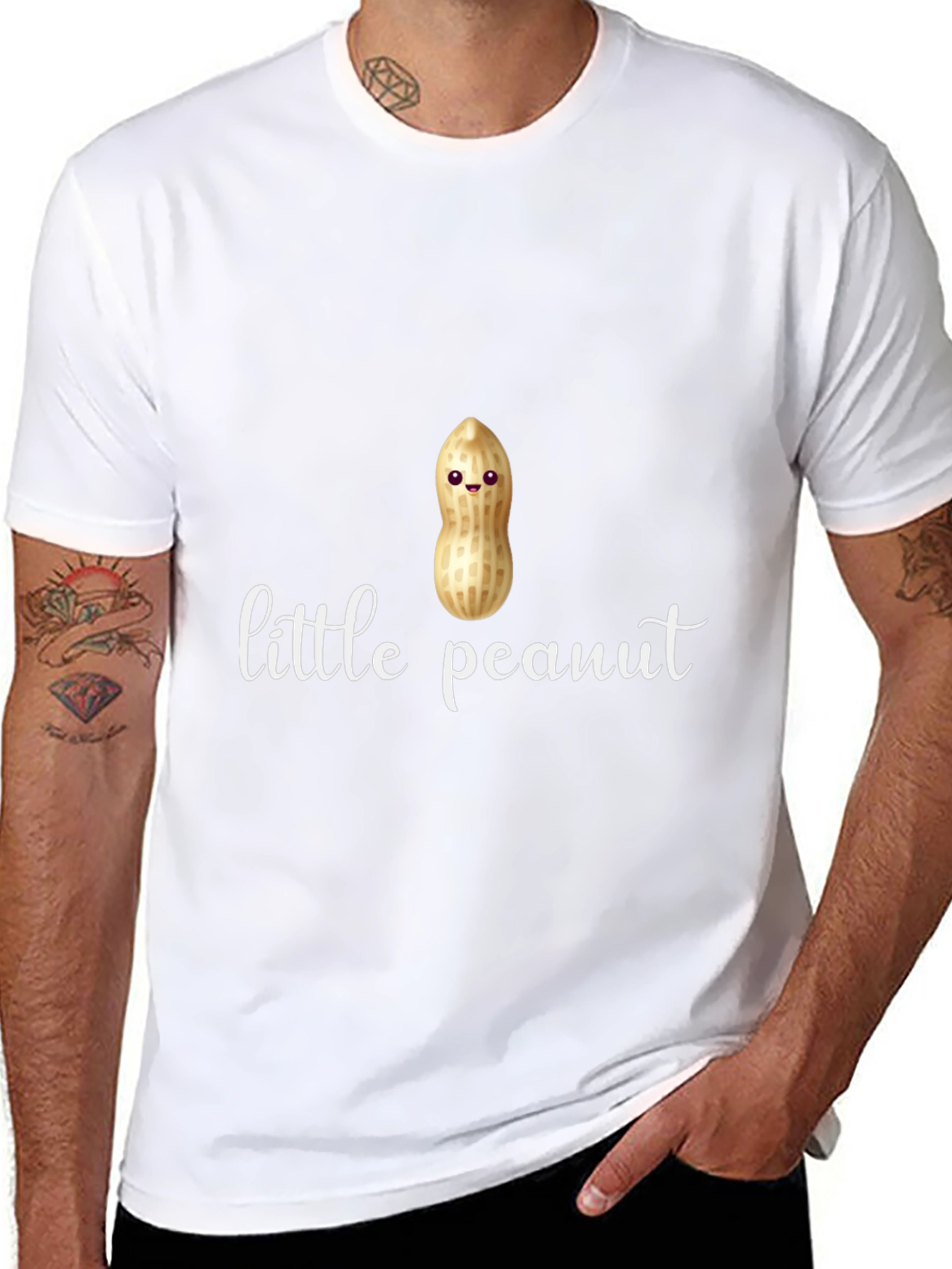 Cute Little Peanut Graphic T-Shirt - Unisex Cotton Tee