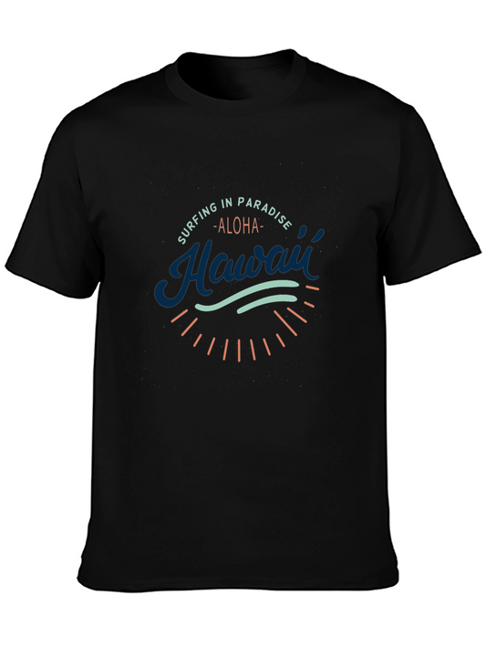 Hawaii Surfing Paradise Graphic Tee