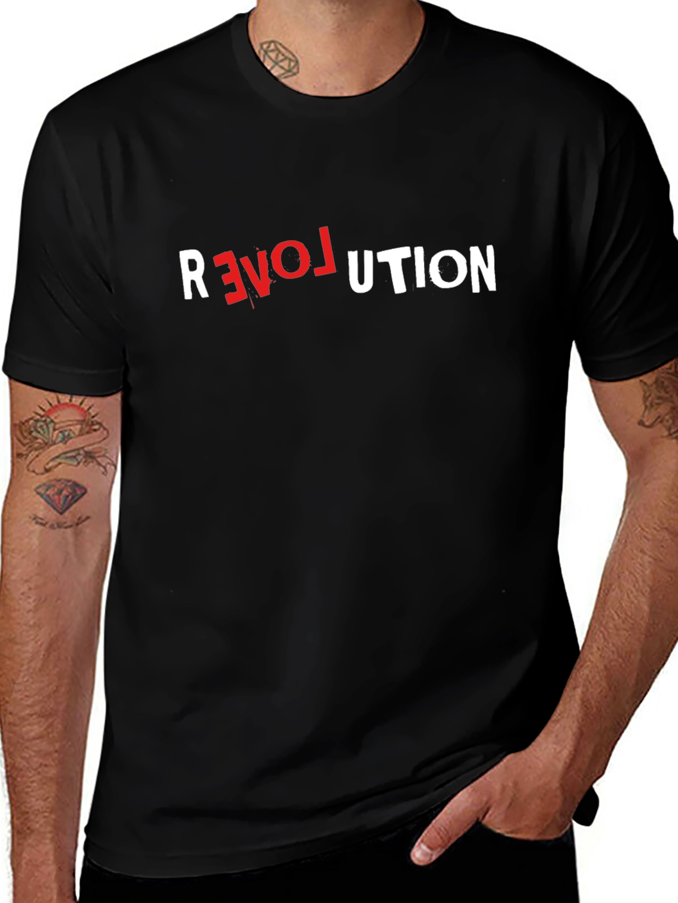 Revolution Love T-Shirt - Stylish Graphic Tee