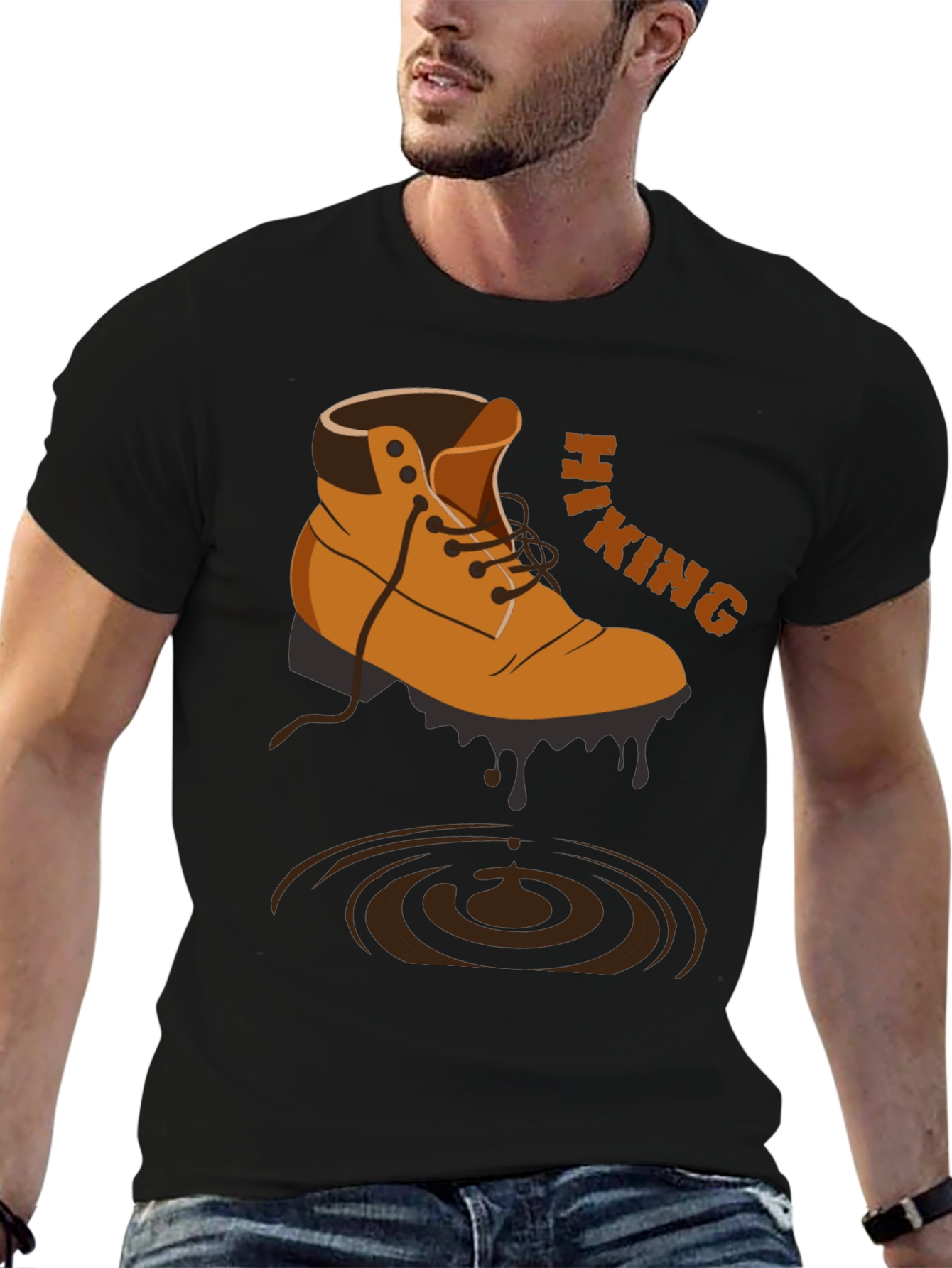 Hiking Boot Graphic Tee - Adventure Awaits!