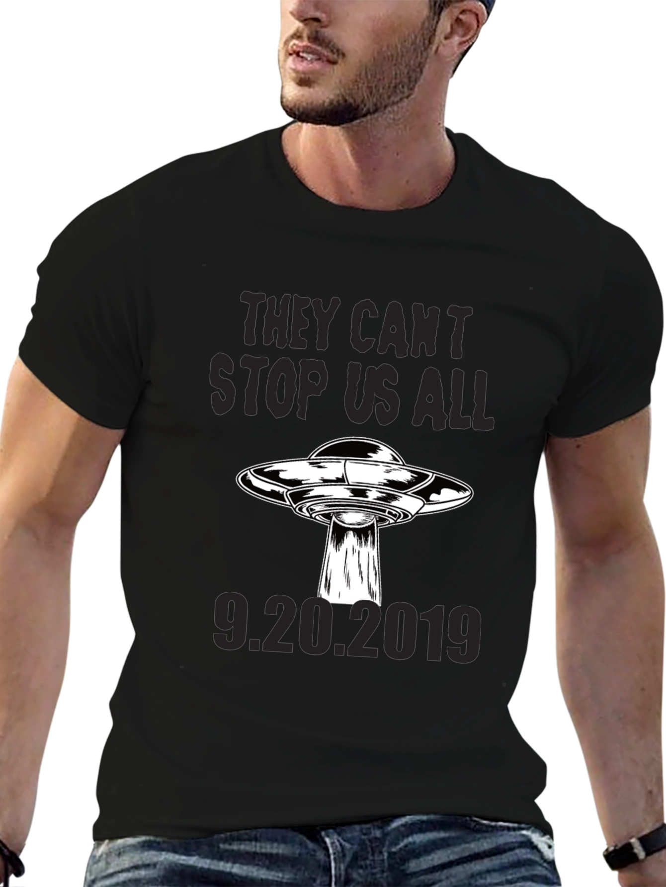 They Cant Stop Us All Black T-Shirt