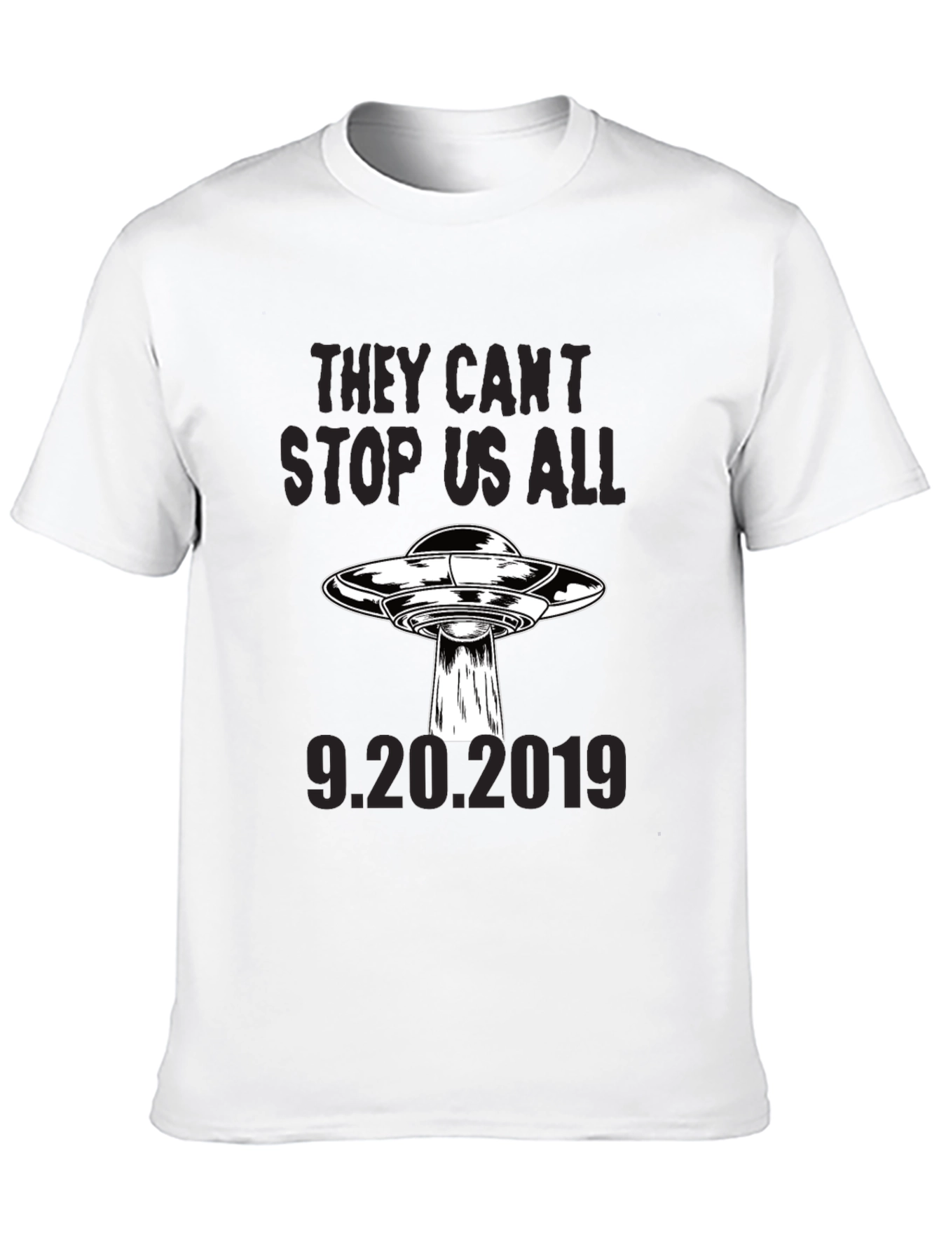 They Cant Stop Us All Black T-Shirt
