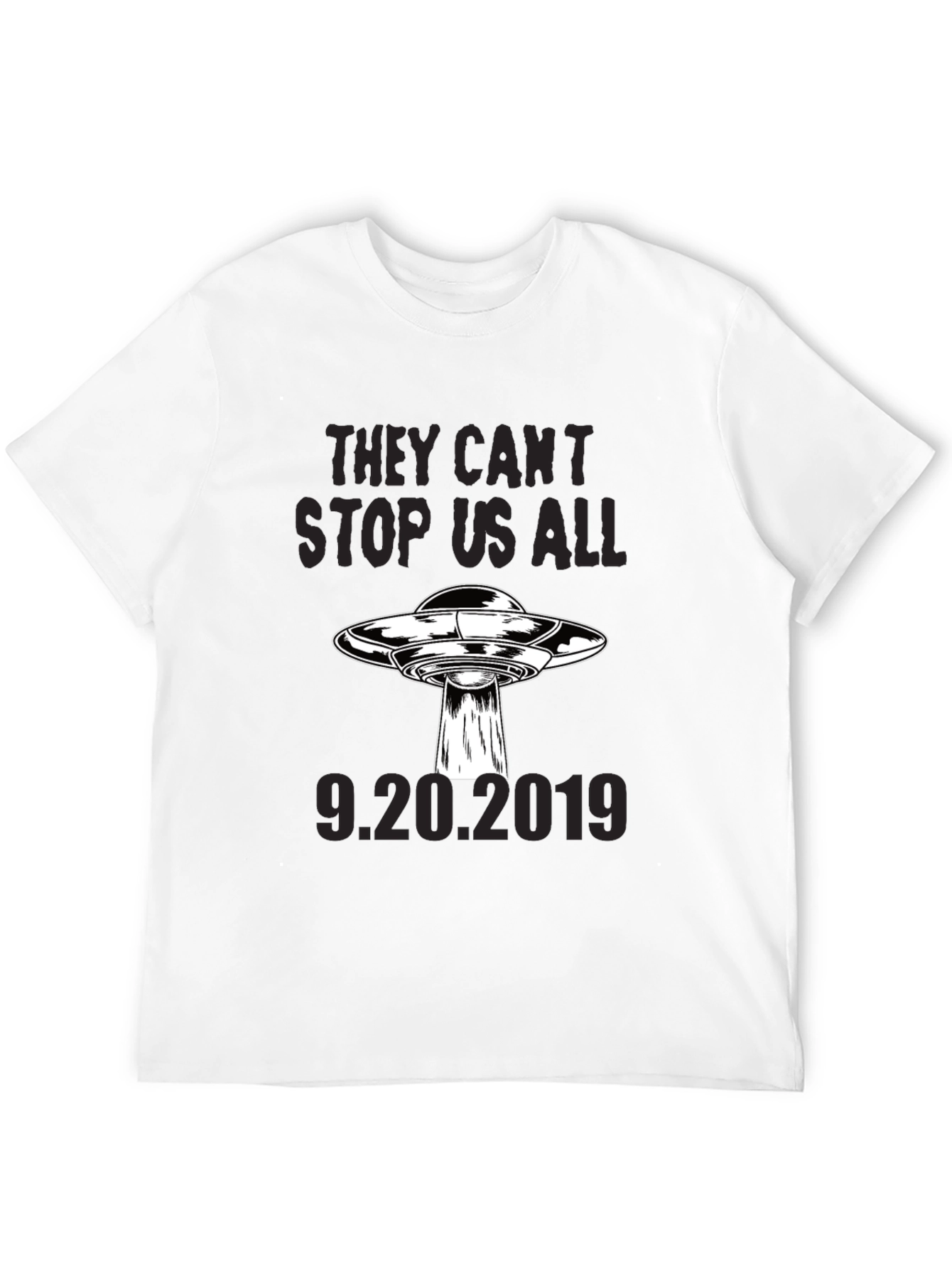 They Cant Stop Us All Black T-Shirt