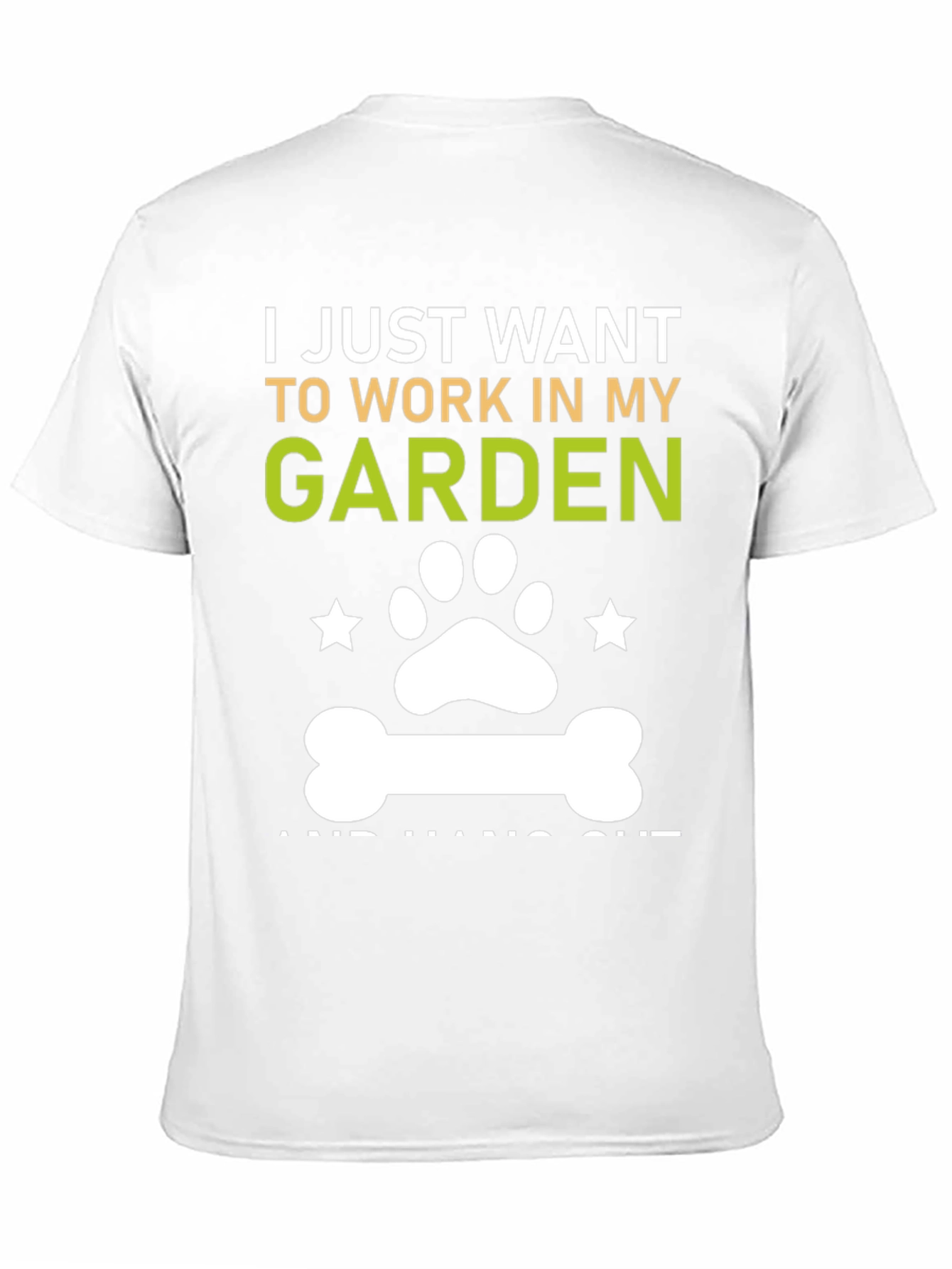 Garden Lover T-Shirt Dog Paw Gardener Gift