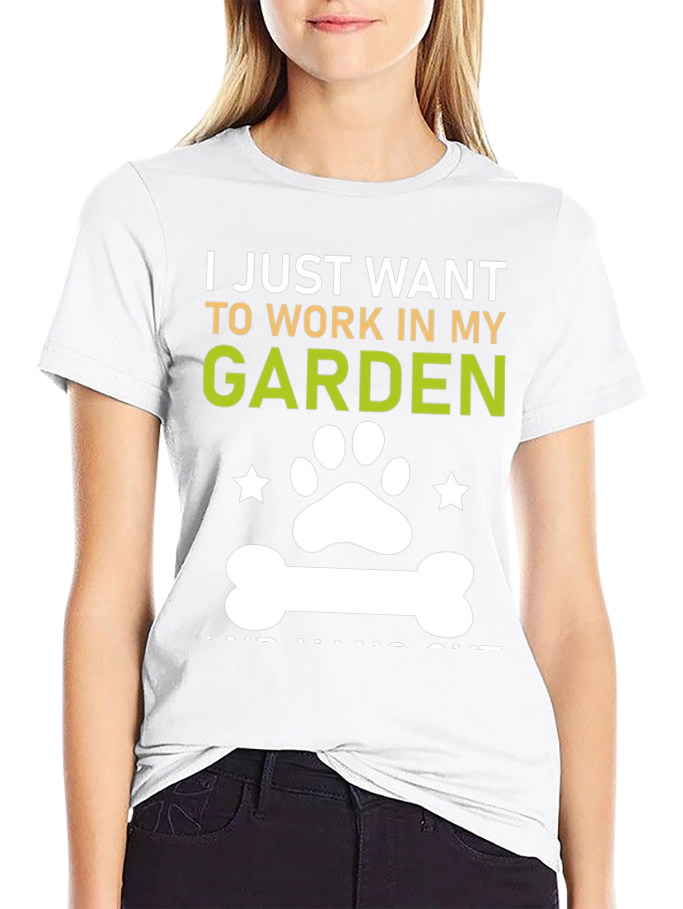 Garden Lover T-Shirt Dog Paw Gardener Gift