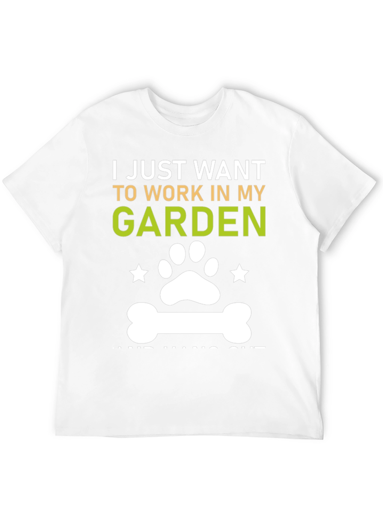 Garden Lover T-Shirt Dog Paw Gardener Gift