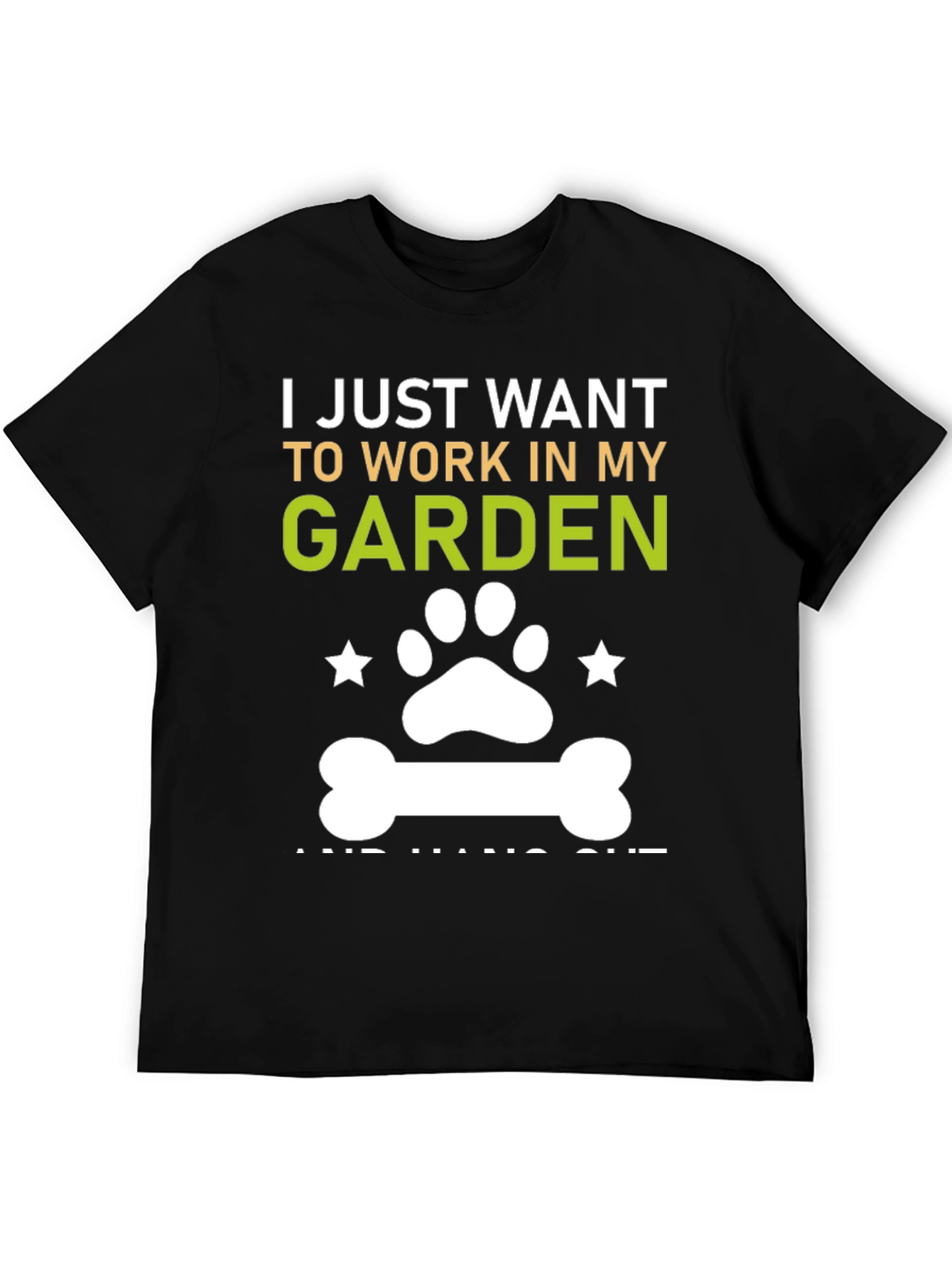 Garden Lover T-Shirt Dog Paw Gardener Gift