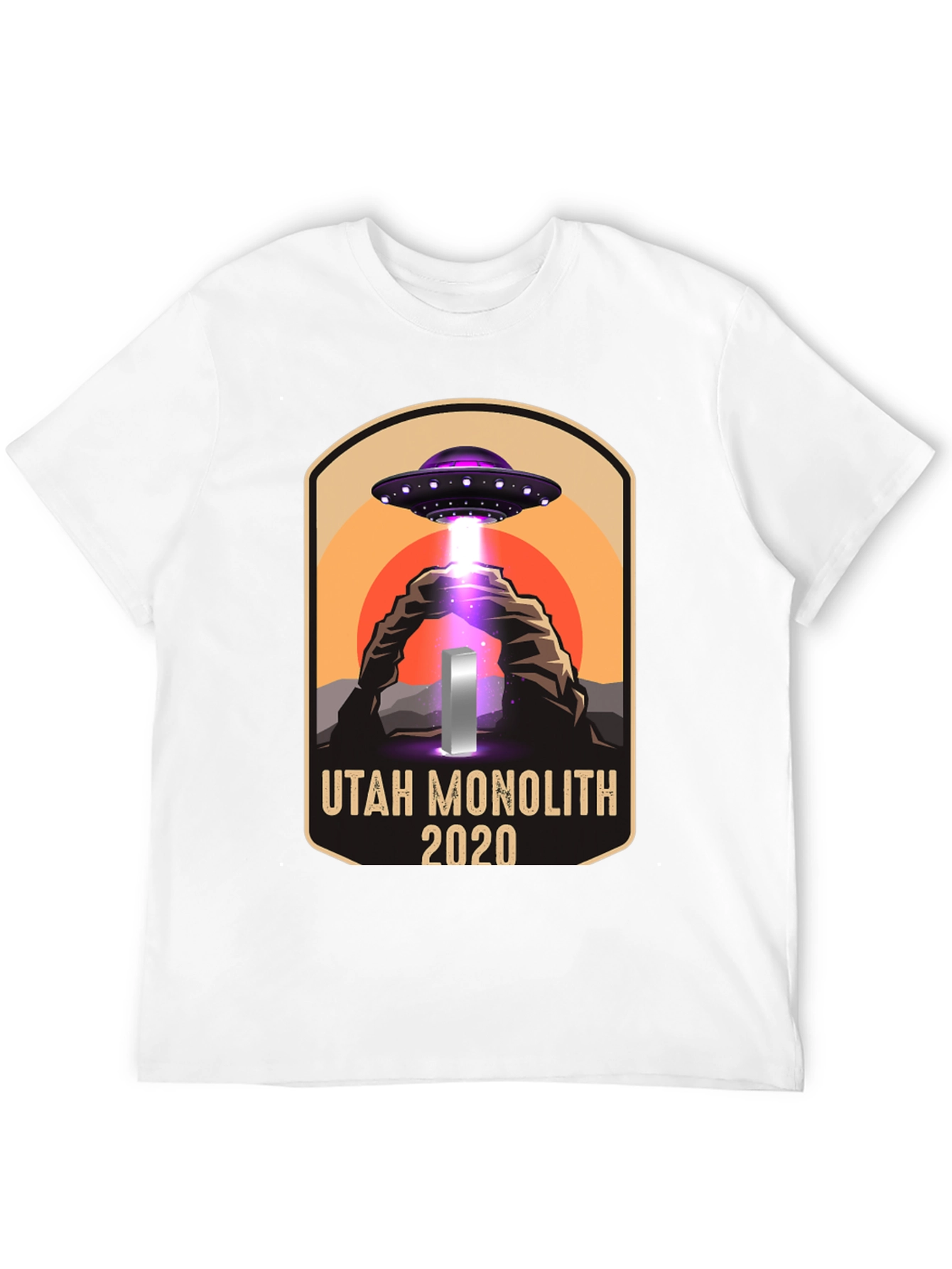 Utah Monolith 2020 UFO Graphic T-Shirt