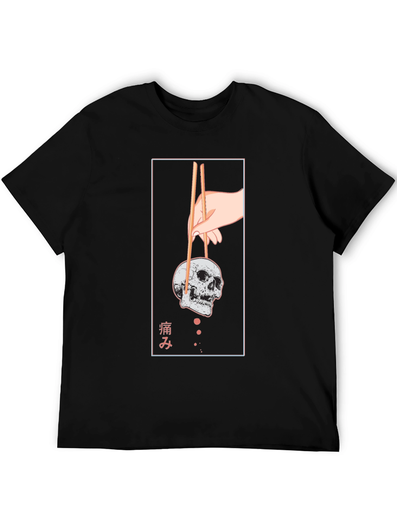 Skull Chopsticks Graphic Tee