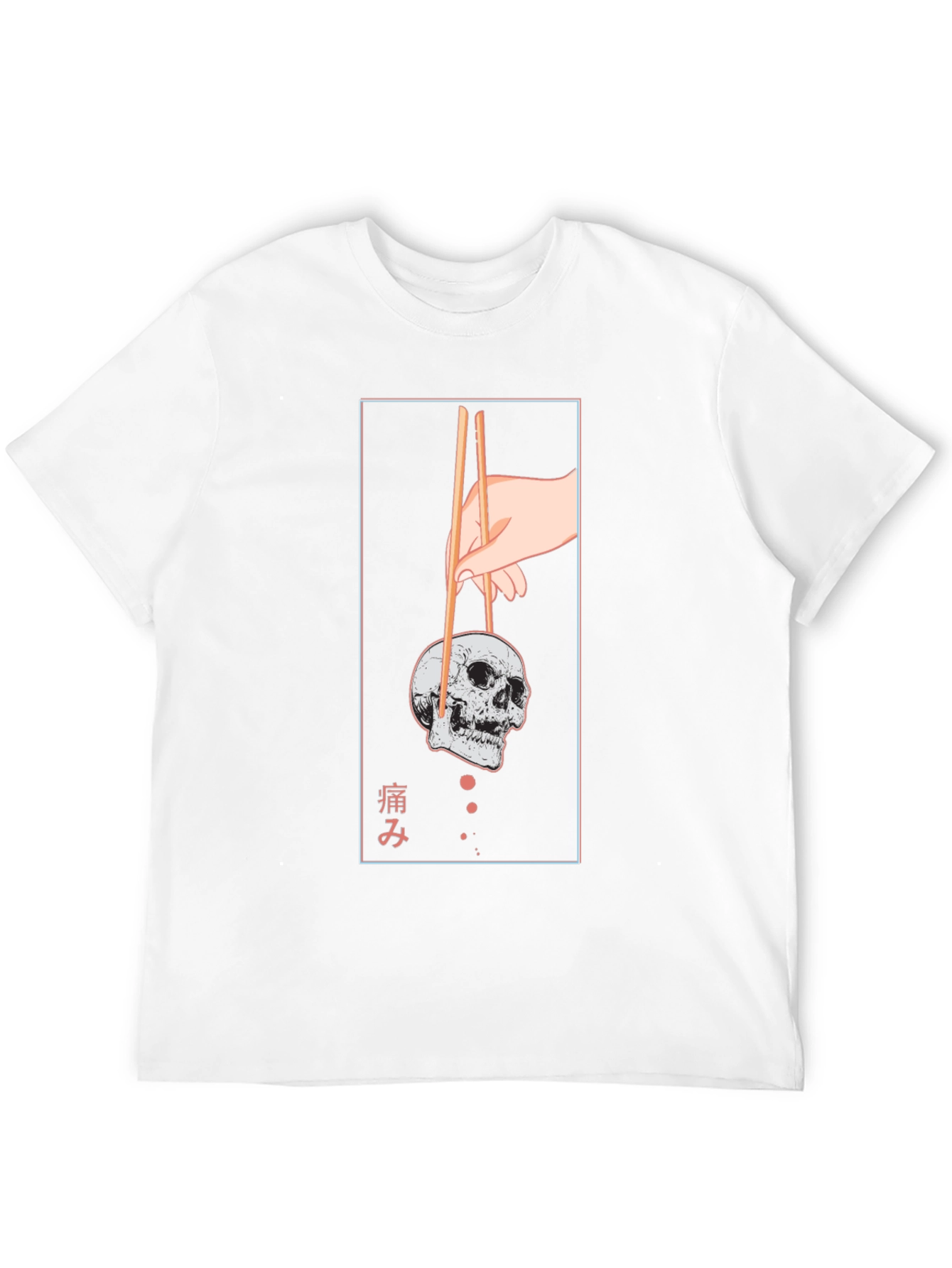 Skull Chopsticks Graphic Tee