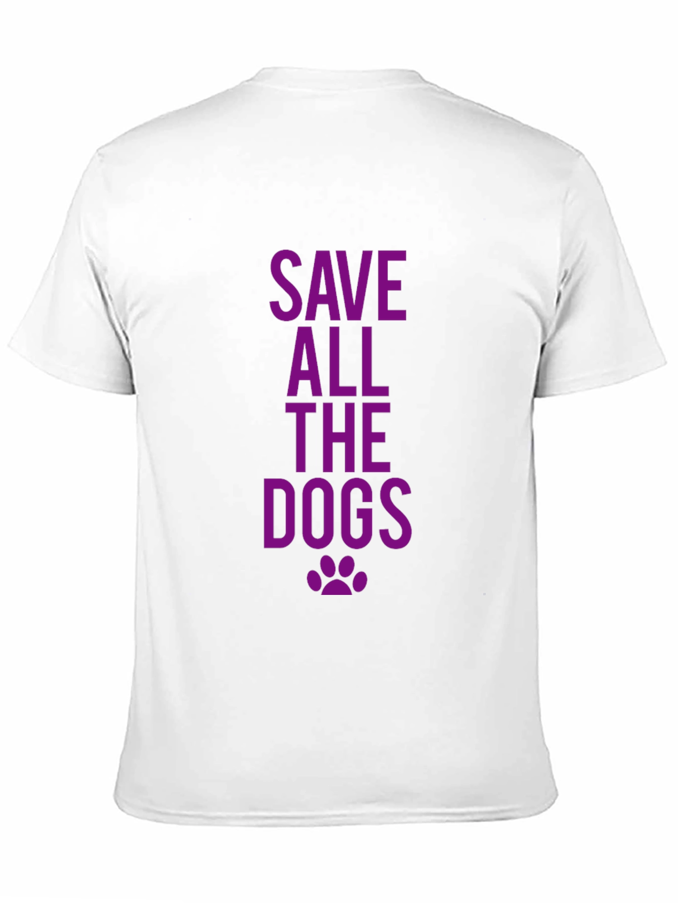 Save All The Dogs Black T-Shirt