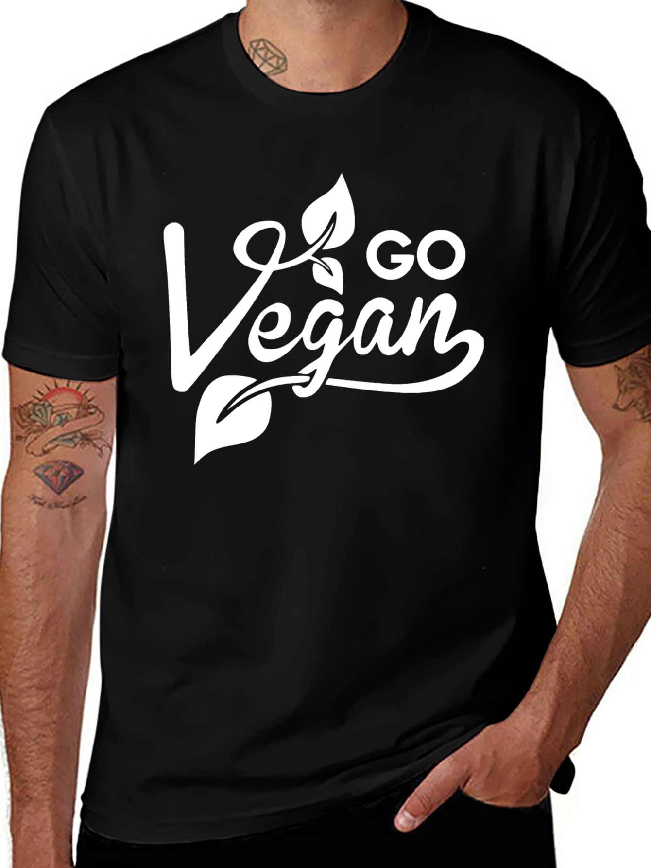 Go Vegan Graphic T-Shirt