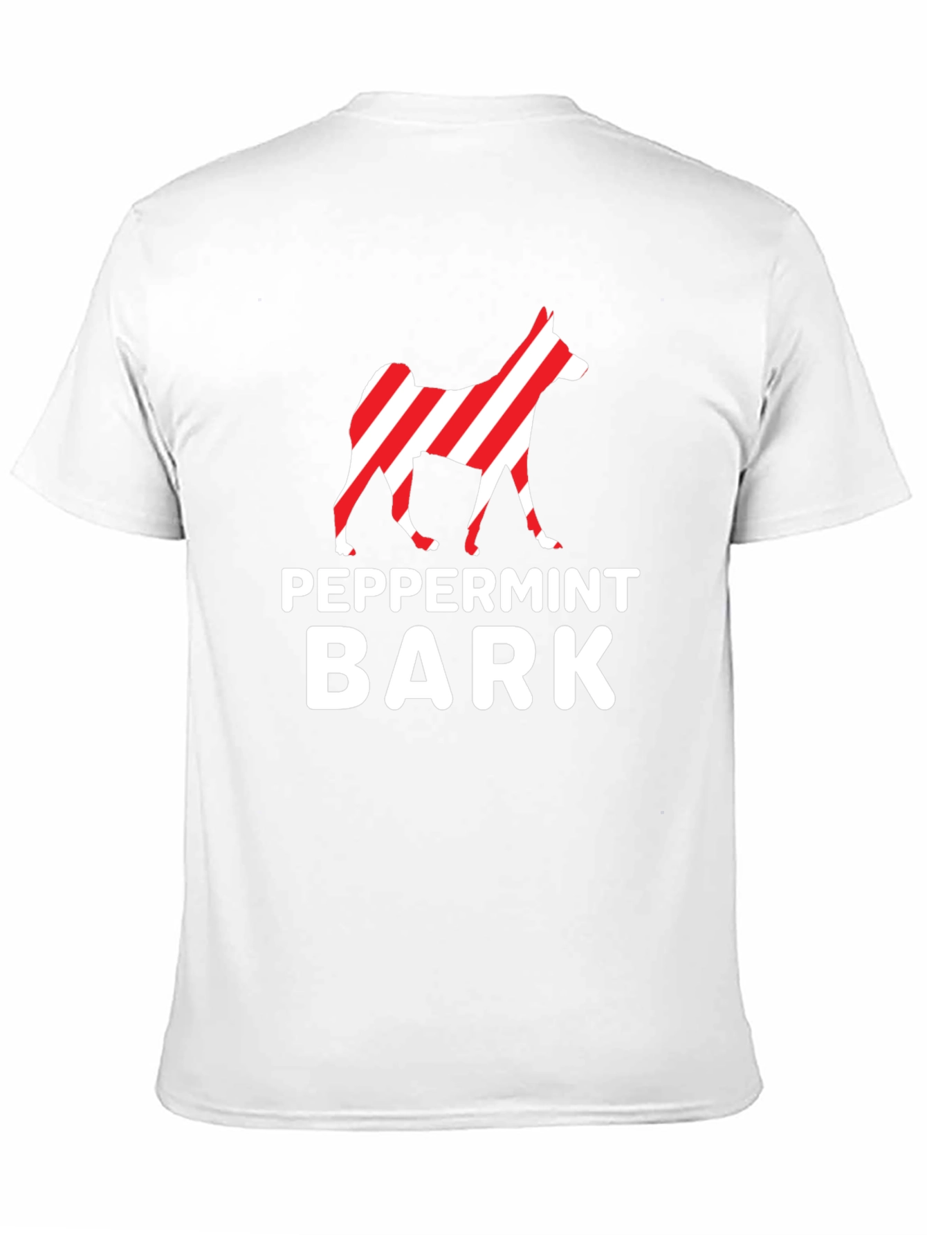Peppermint Bark Dog Graphic Tee - Black