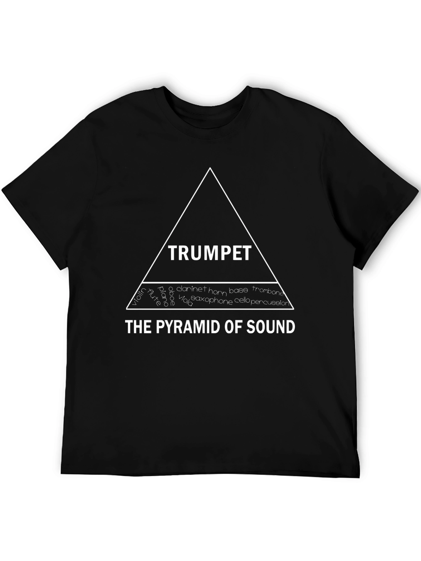 Pyramid of Sound T-Shirt - Music Instrument Tee