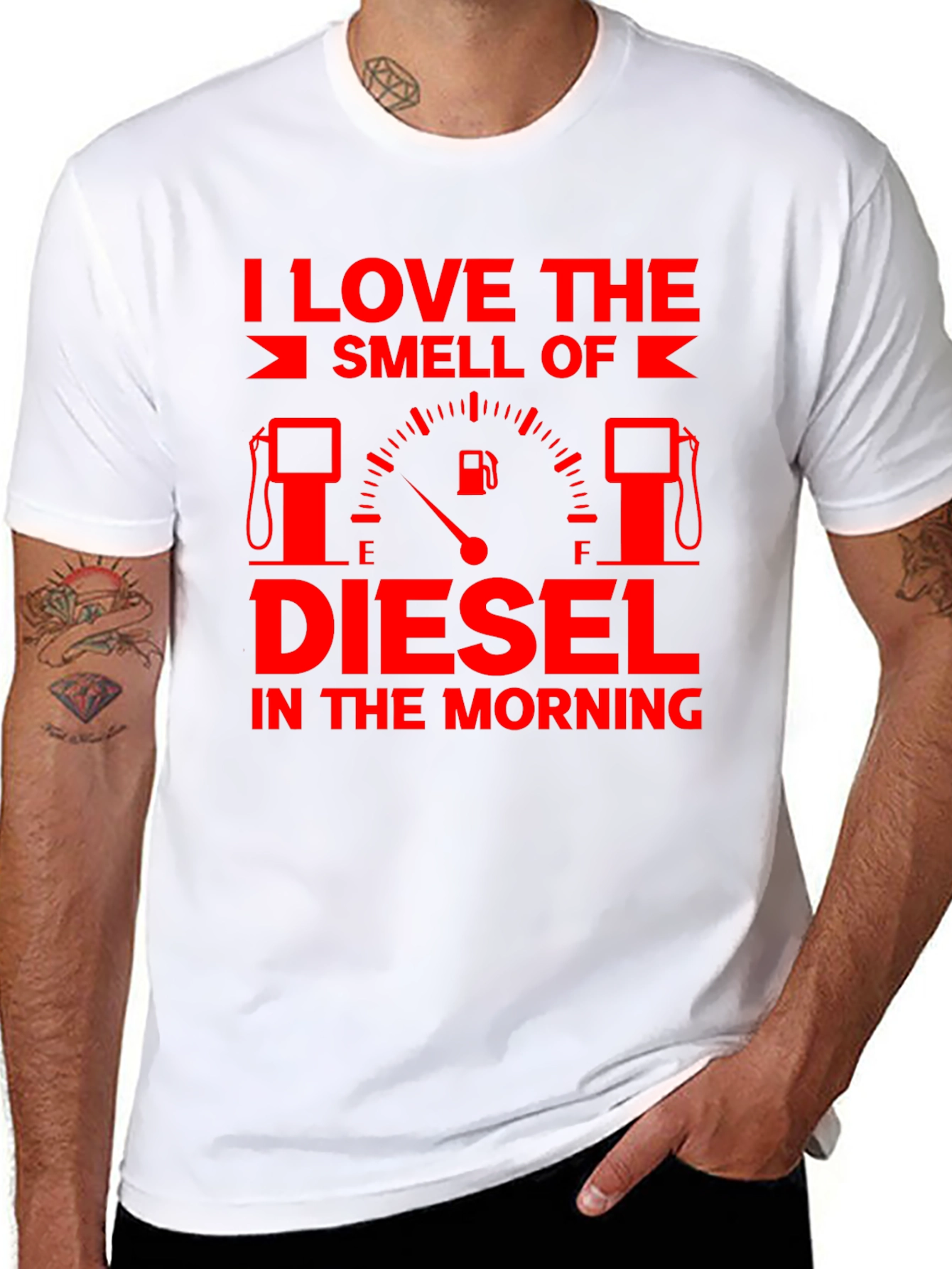 Diesel Smell T-Shirt - Mechanic Humor Tee