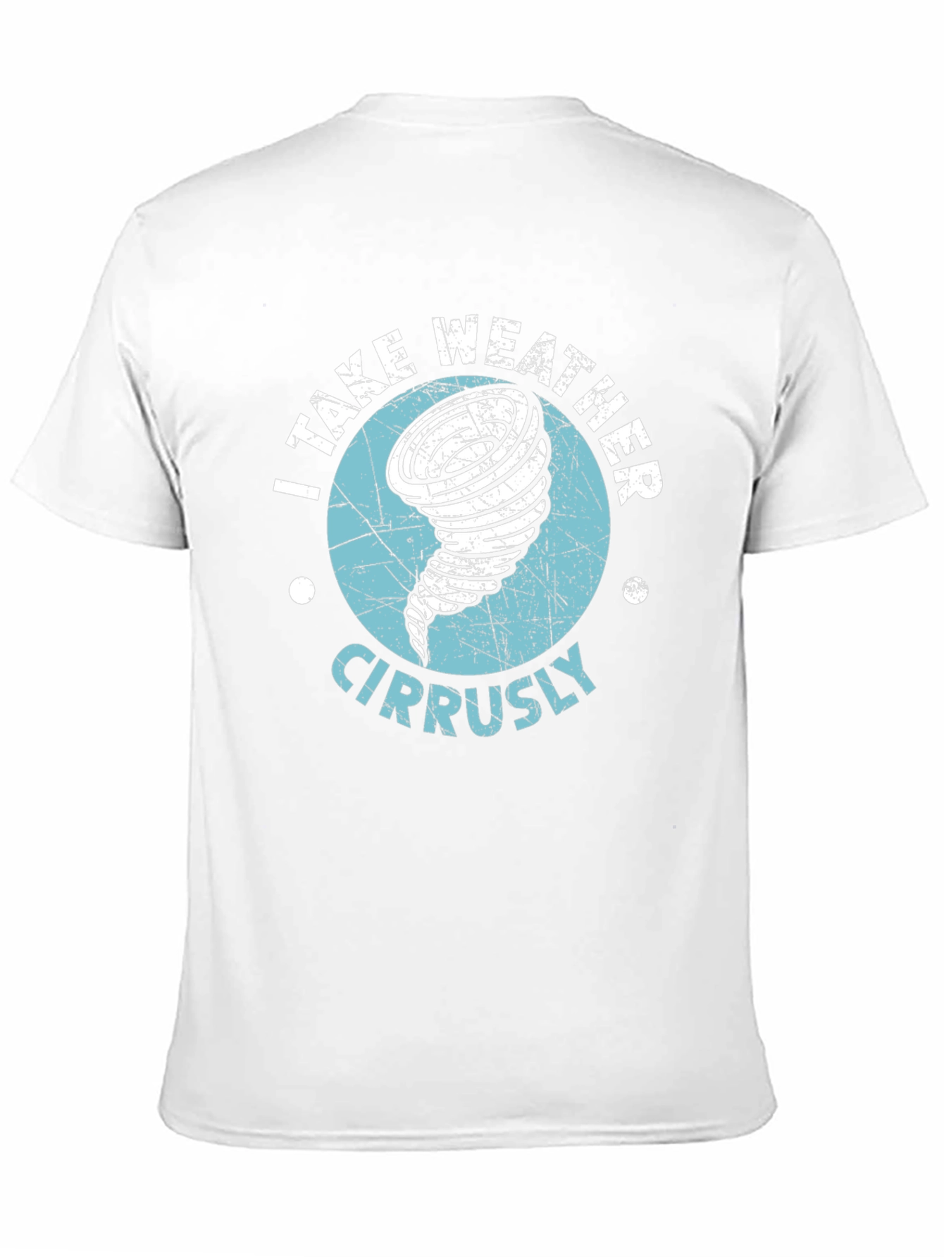 I Take Weather Cirrusly Black T-Shirt