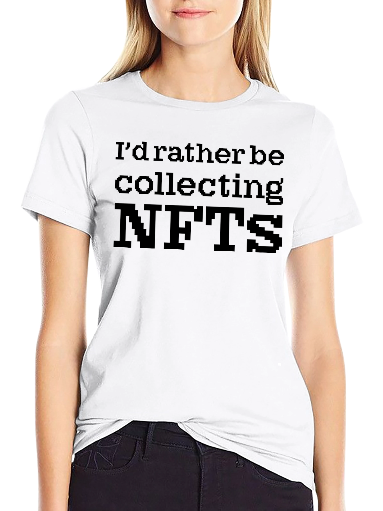 NFT Collector T-Shirt - Pixelated Crypto Art Tee