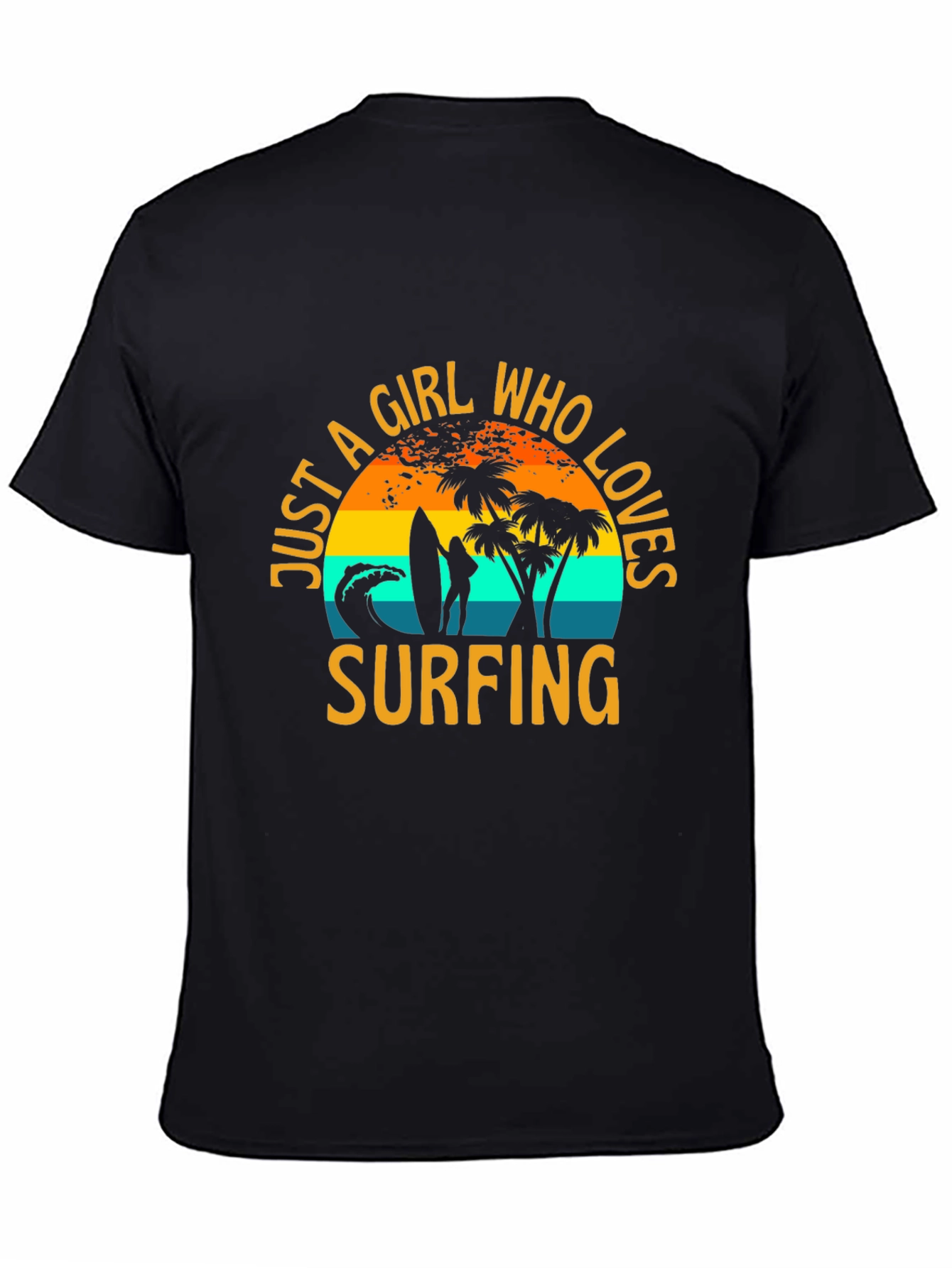 Just A Girl Who Loves Surfing T-Shirt