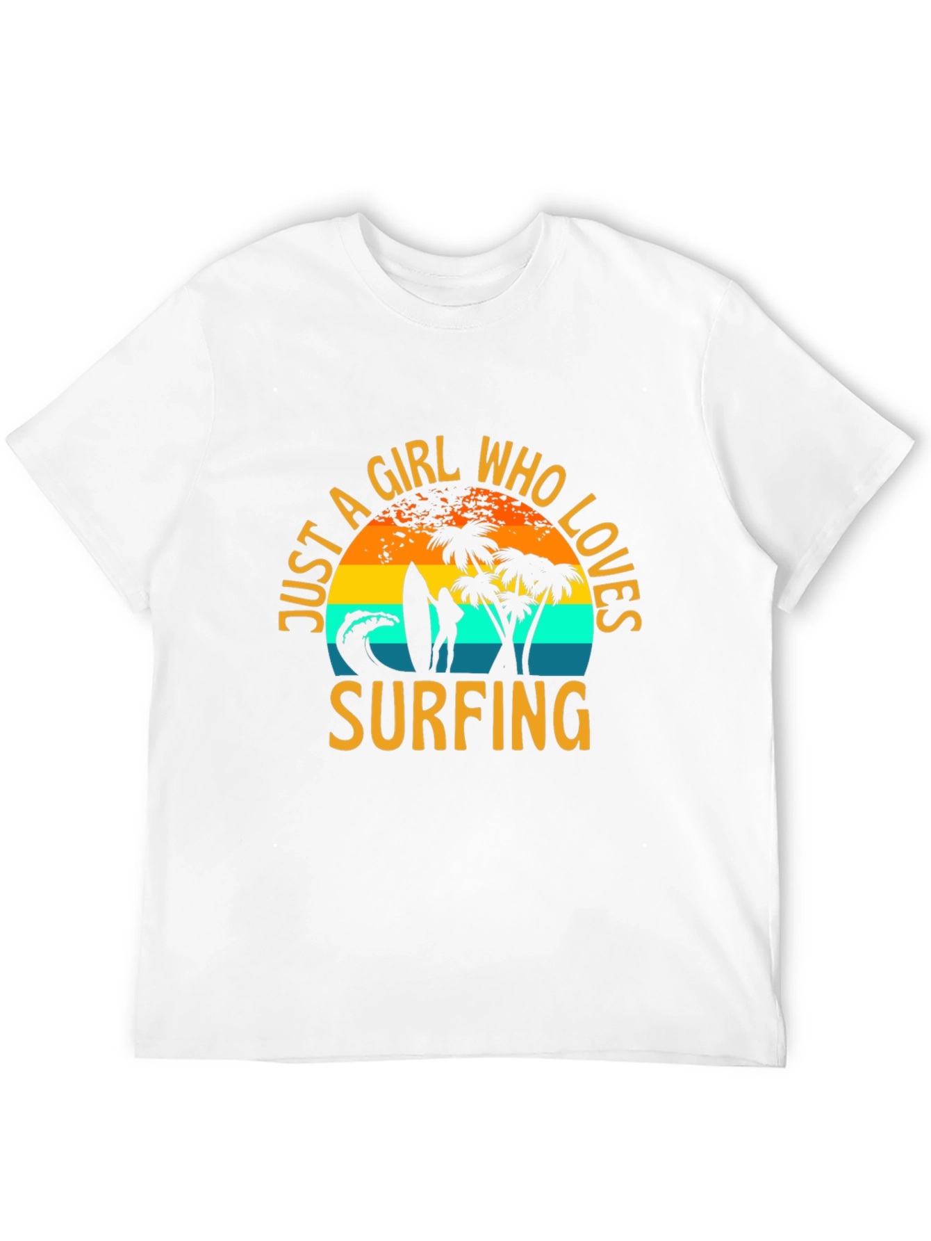 Just A Girl Who Loves Surfing T-Shirt