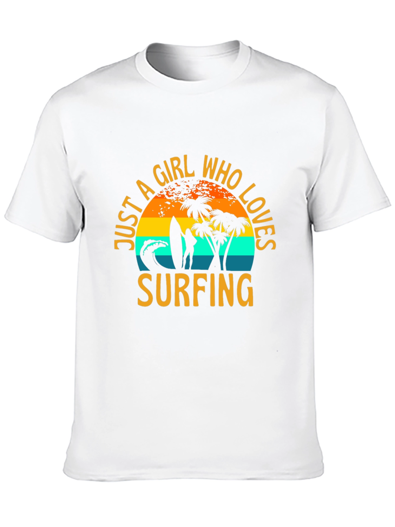 Just A Girl Who Loves Surfing T-Shirt