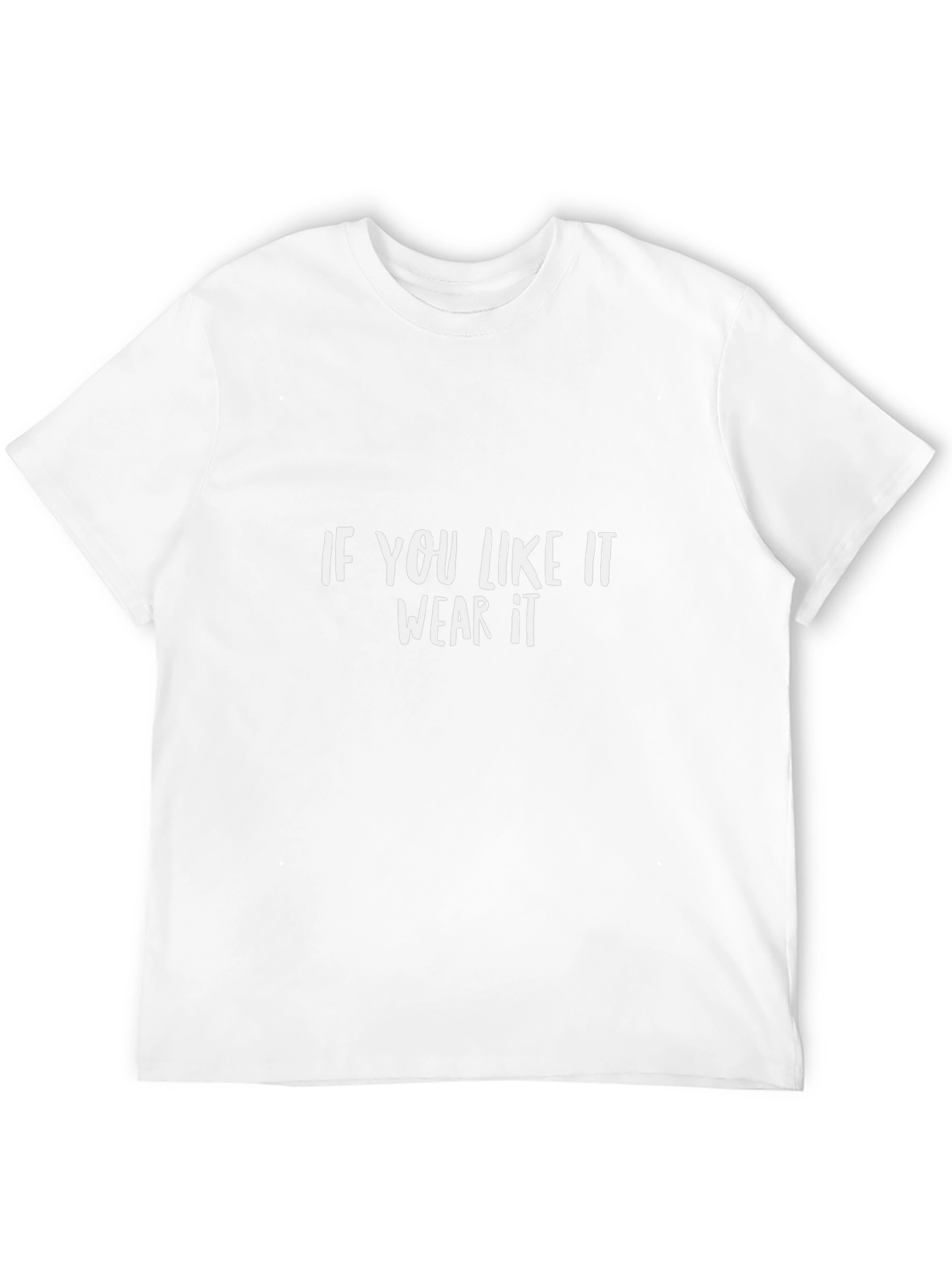 If You Like It Wear It Black Cotton Tee