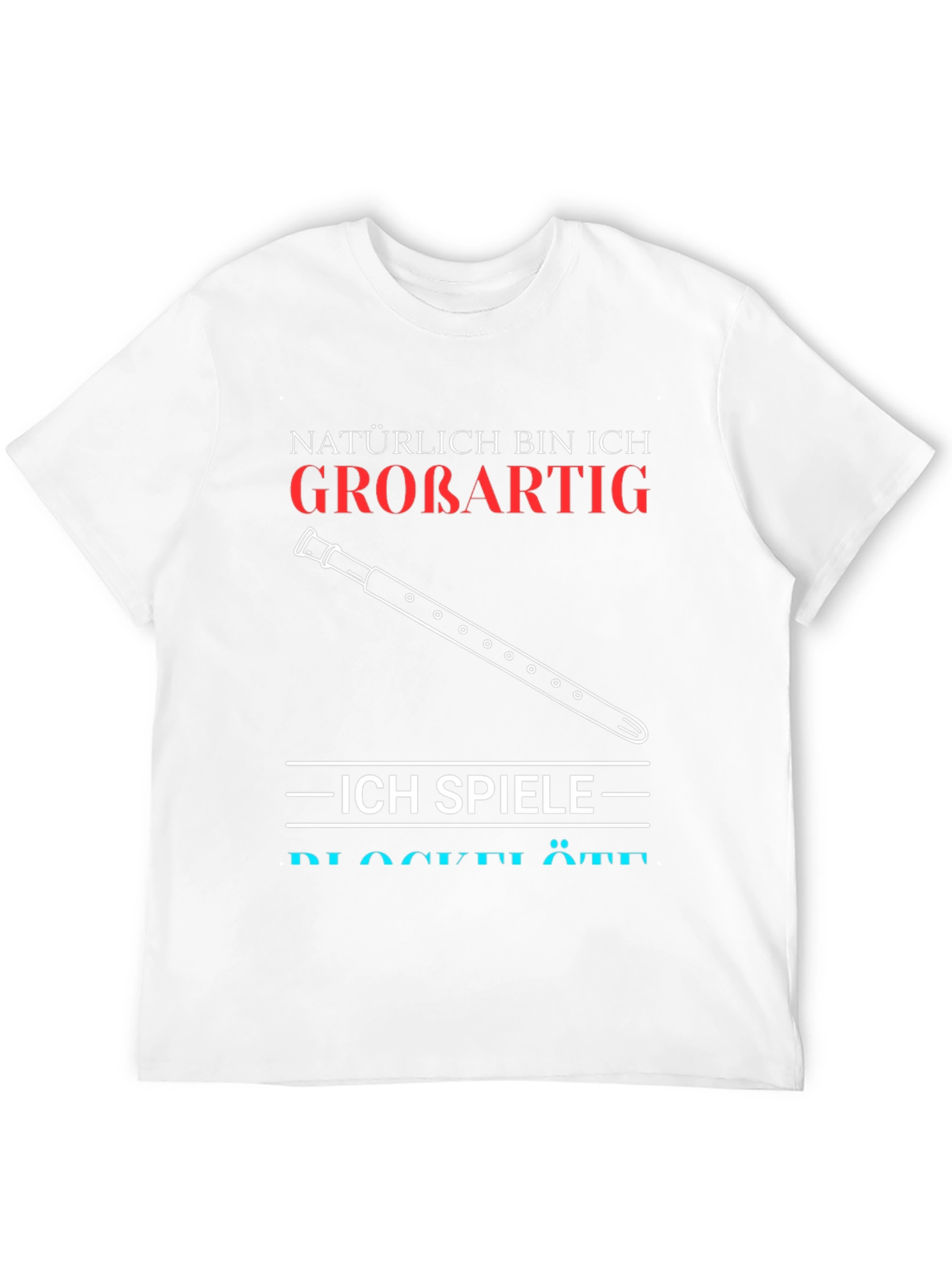 Großartig Recorder Player T-Shirt